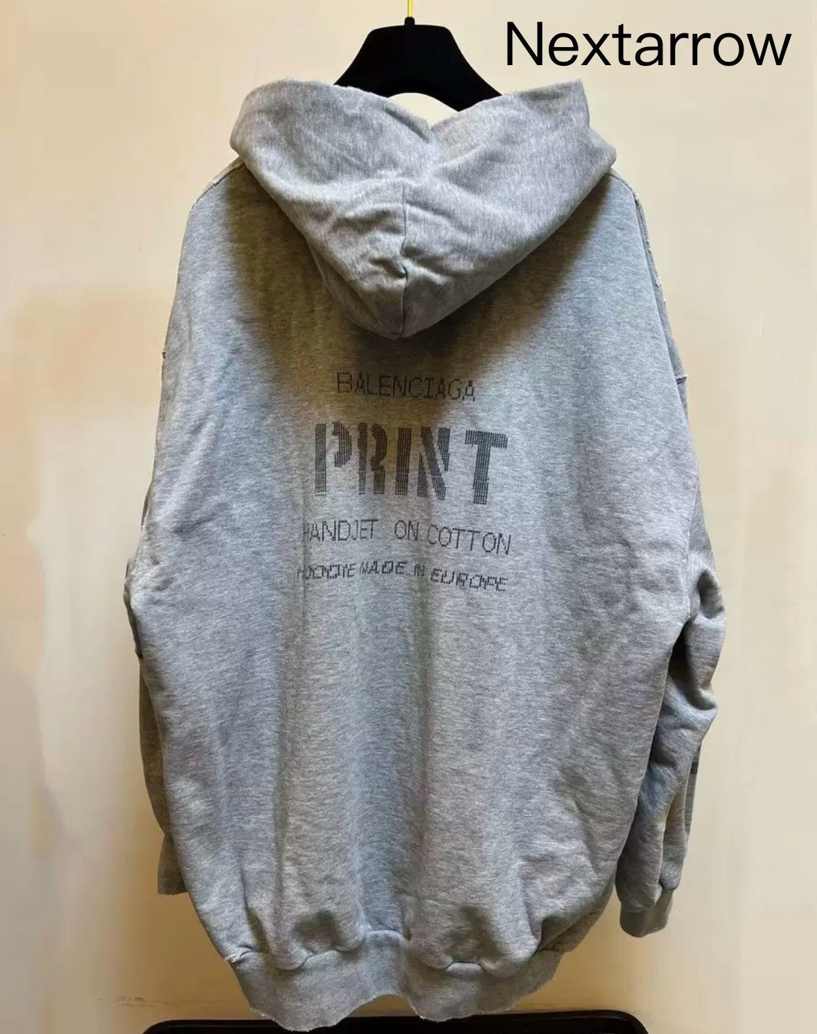 Balenciaga Balenciaga fashion show vintage gray hoodie2412-Nextarrow Size US S / EU 44-46 / 1 - 2 Thumbnail
