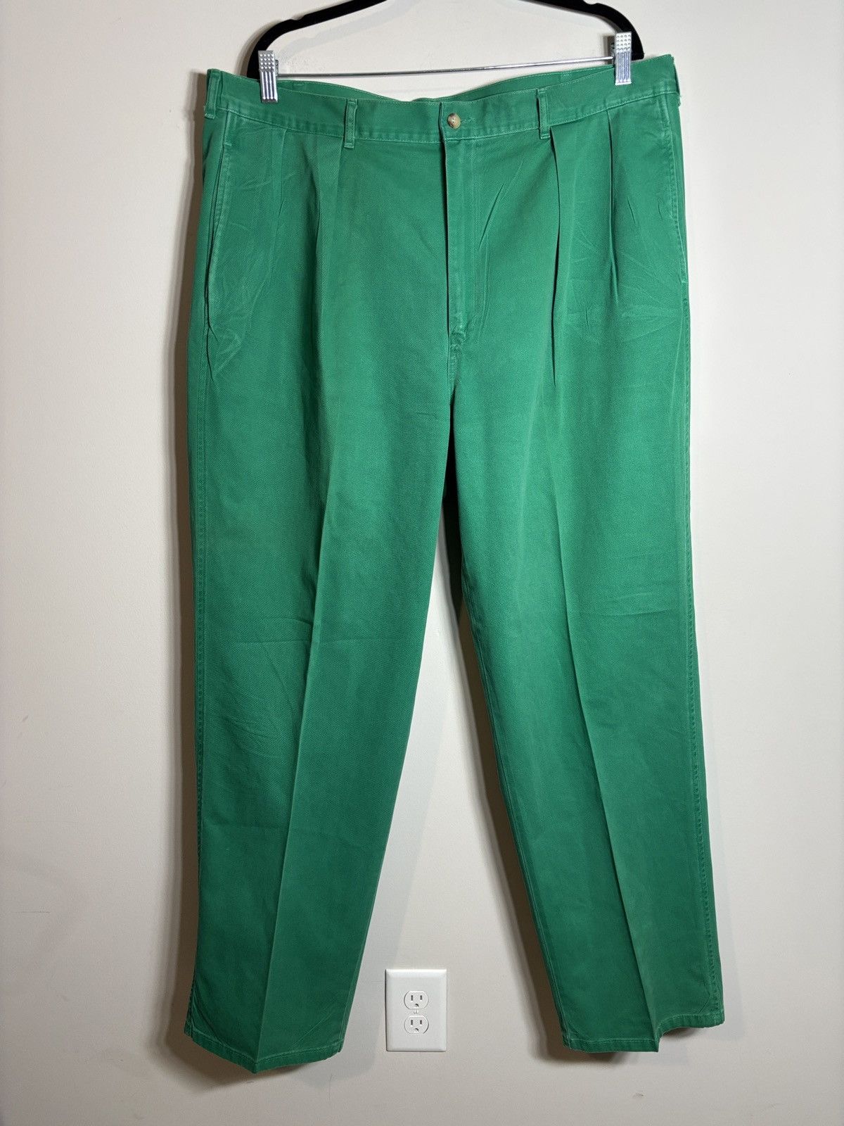 Vintage Polo Ralph Lauren Chino Pants Men 40x32 USA Green