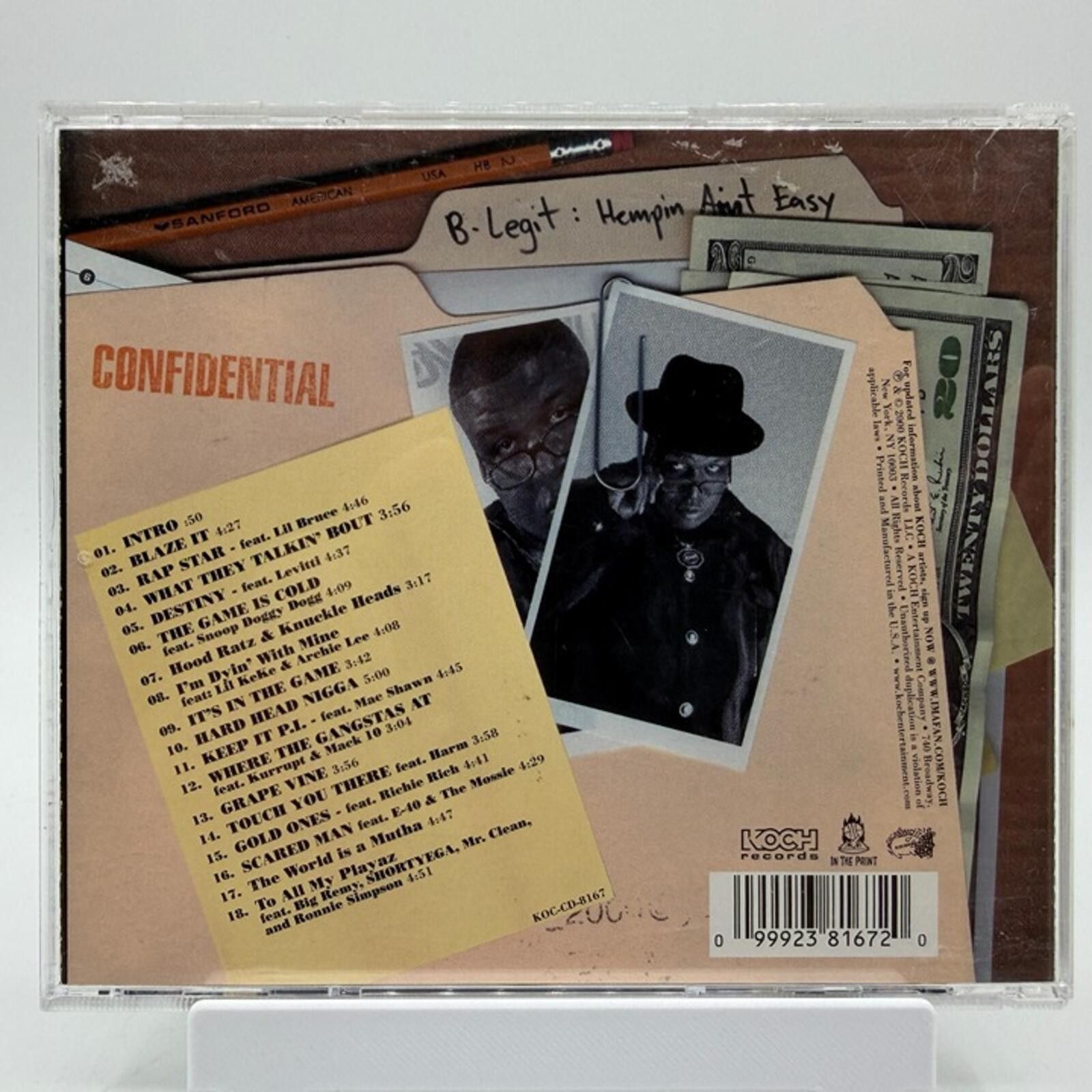 Other B-Legit - Hempin' Aint Easy (2000) - Audio CD - Hip Hop Size ONE SIZE - 2 Thumbnail