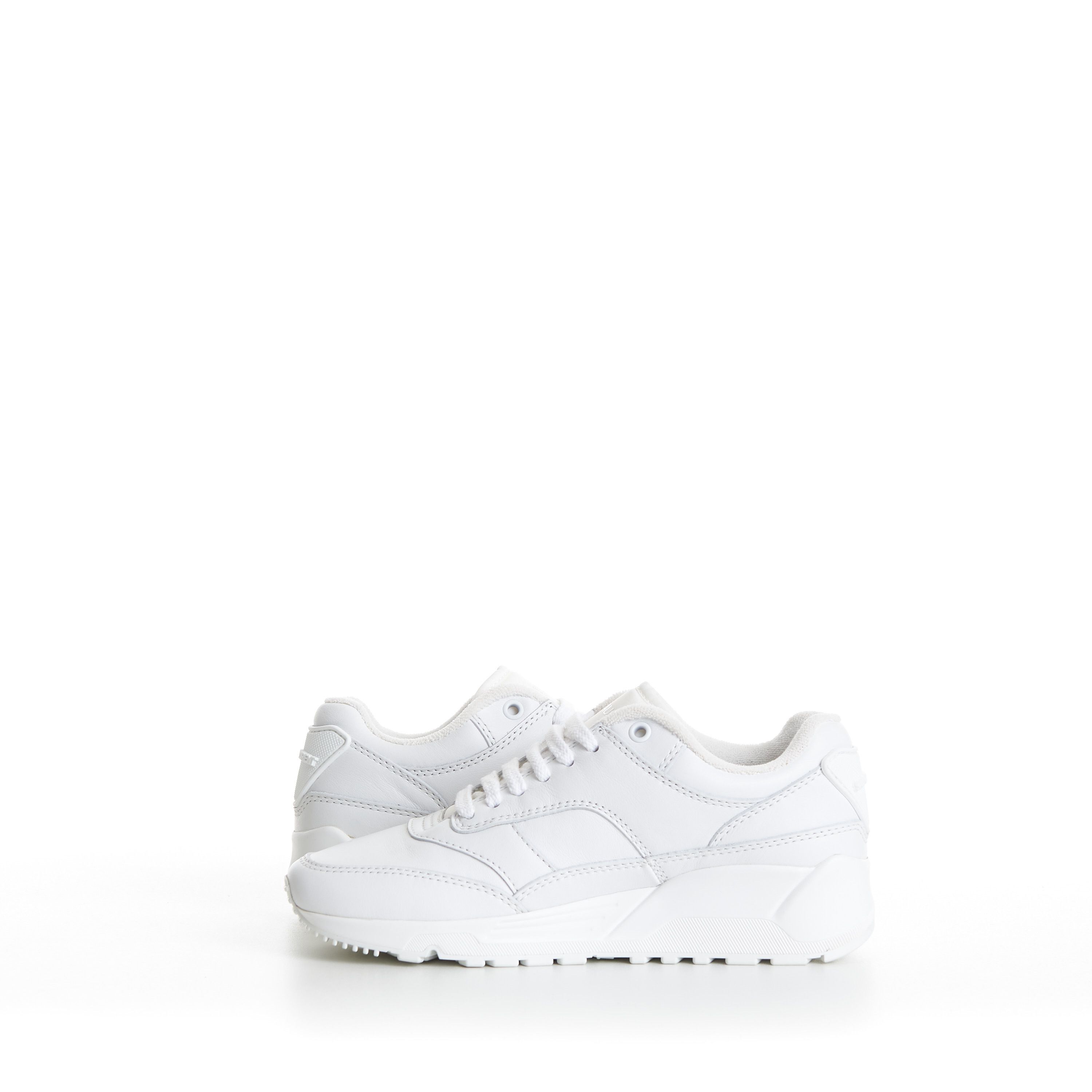 Saint Laurent Paris Women's White 'Bump' Low-top Sneakers - Smooth Leather Size US 10 / IT 40 - 9 Thumbnail