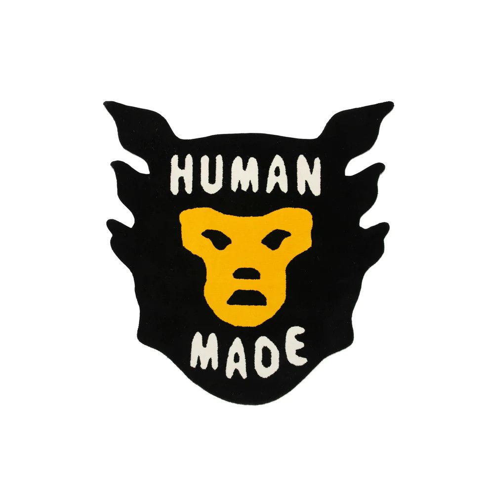 image of Human Made Large Face Rug in Black, Men's
