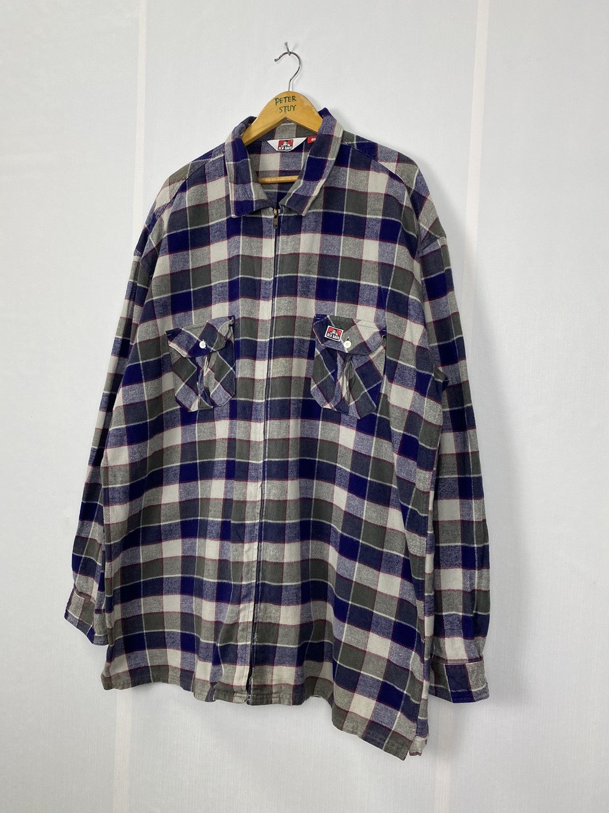 Ben Davis × Flannel × Vintage Vintage Ben Davis Flannel Jacket Size US XXL / EU 58 / 5 - 3 Thumbnail