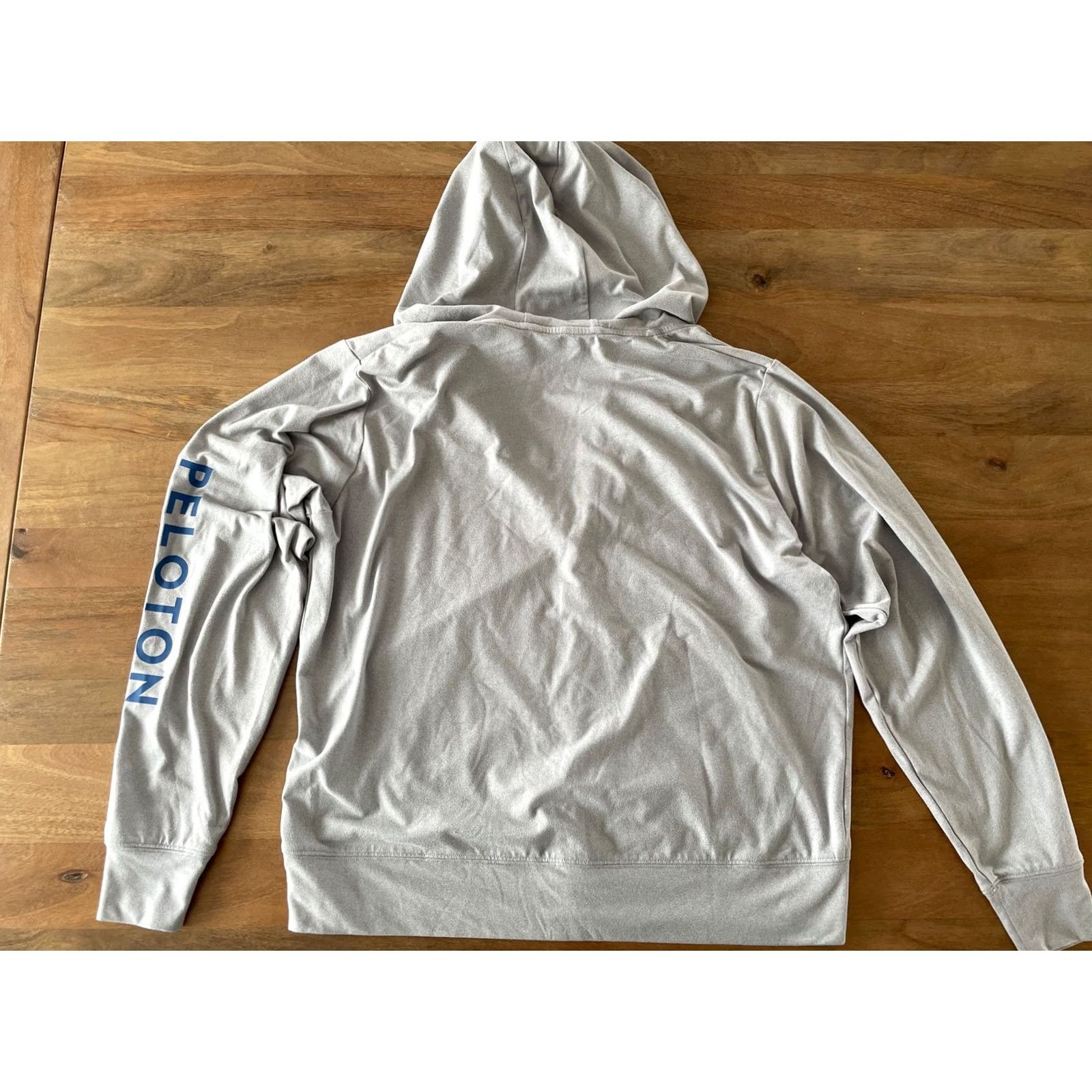 Vintage Peloton Hoodie Womens S DreamBlend Relaxed Full Zip Gray Workout Spin Sweatshirt Size S / US 4 / IT 40 - 2 Thumbnail