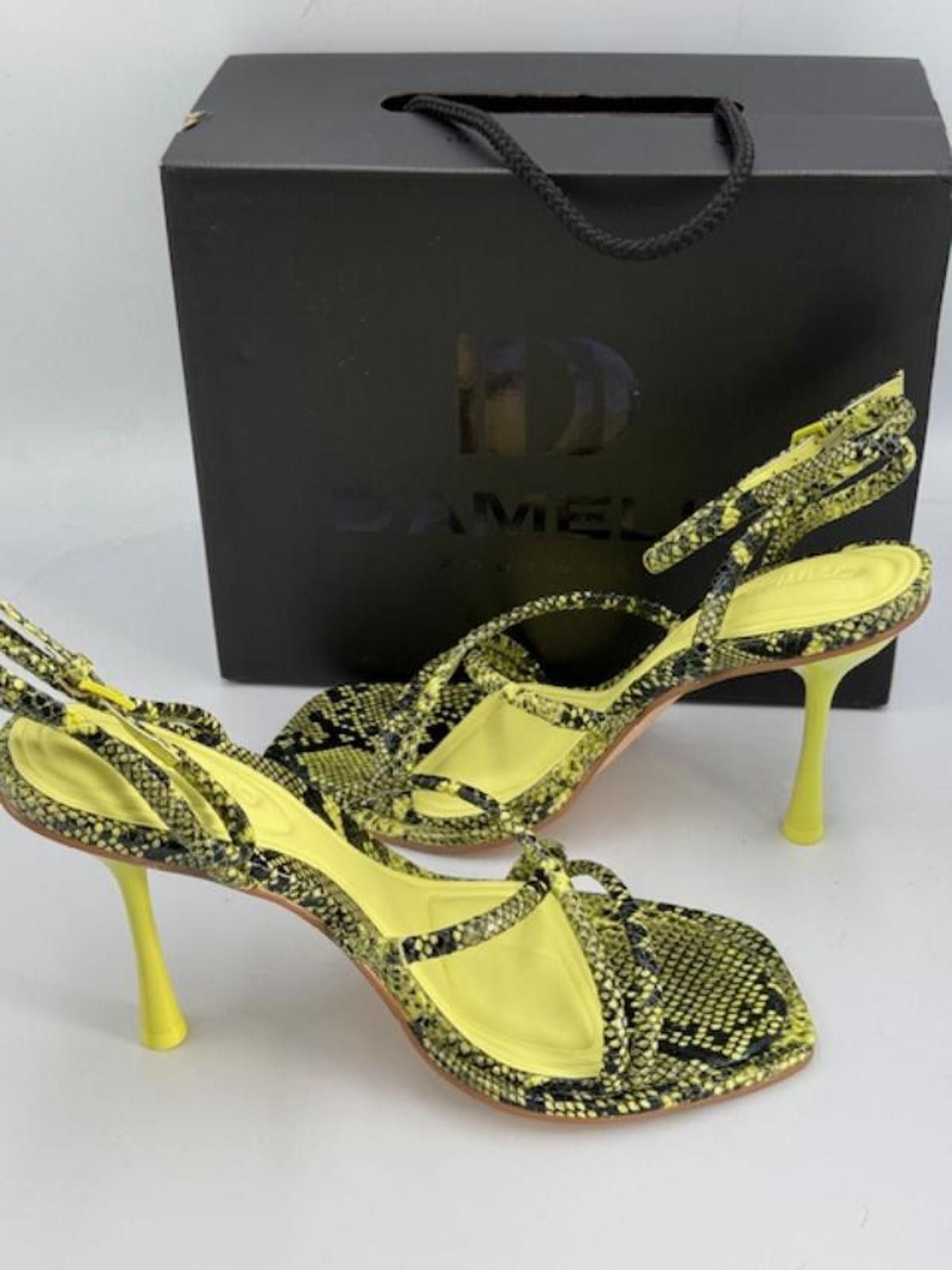 Other D'Amelio - 'Dalilah' Strappy Heels -Limeaid faux python 7.5 Size US 7.5 / IT 37.5 - 5 Thumbnail