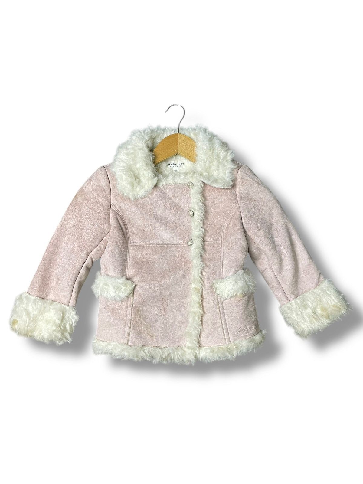 Japanese Brand × Jil Stuart × Vintage JILL STUART Faux Fur Coat (77) Size XXS / US 00 / IT 34 - 1 Thumbnail