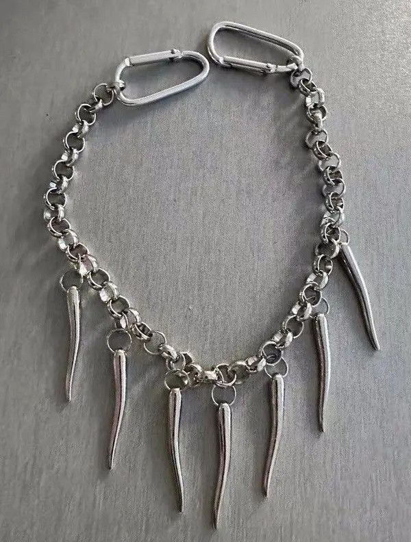 Jewelry Kasuga x Konno Retro punk gothic pendant carabiner necklace Size ONE SIZE - 6 Thumbnail