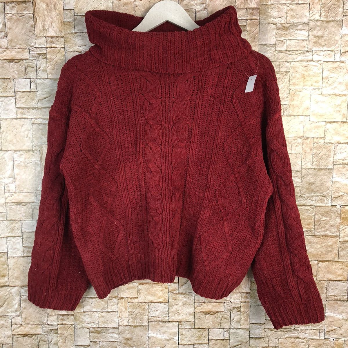 Homespun Knitwear × Japanese Brand Ingni Red japan Knitwear #A1046 Size M / US 6-8 / IT 42-44 - 3 Thumbnail