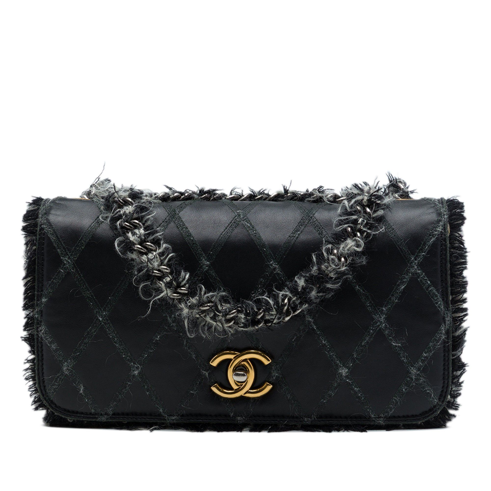 Chanel CC Quilted Lambskin Tweedy Flap Size ONE SIZE - 1 Thumbnail