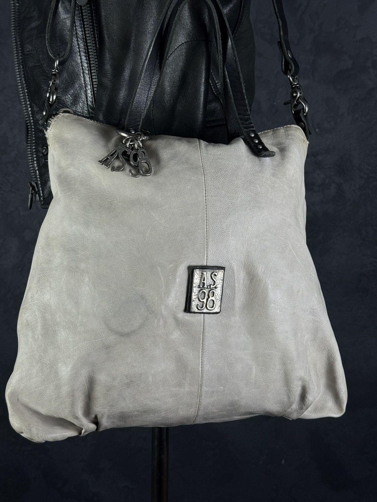 A.S.98 Vintage A. S98 AirStep Leather Handbag/ Shoulder Bag Rare Size ONE SIZE - 2 Thumbnail