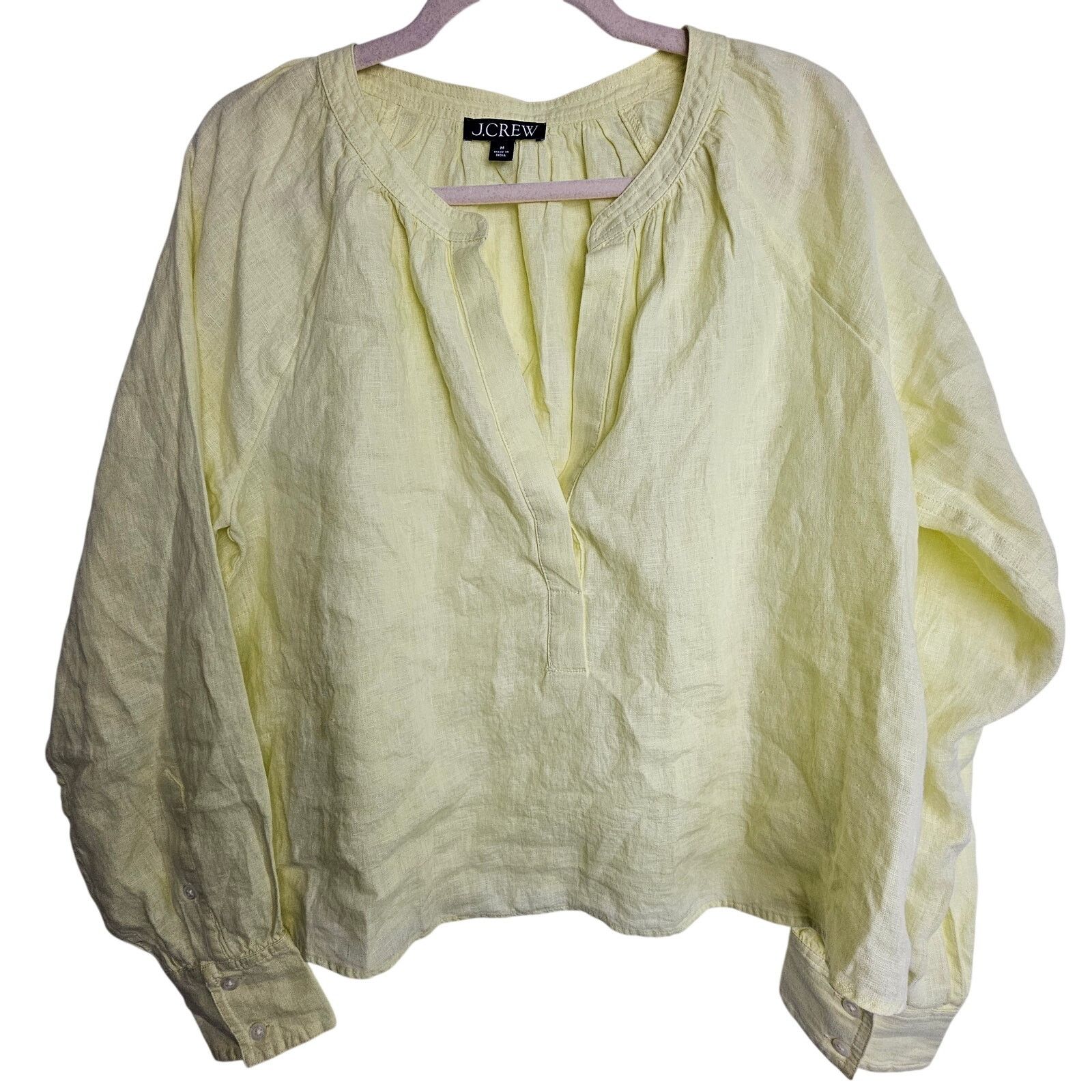 J.Crew J. Crew Cabana Linen Tunic Top Size M Coastal Grandma Resort Size M / US 6-8 / IT 42-44 - 1 Thumbnail