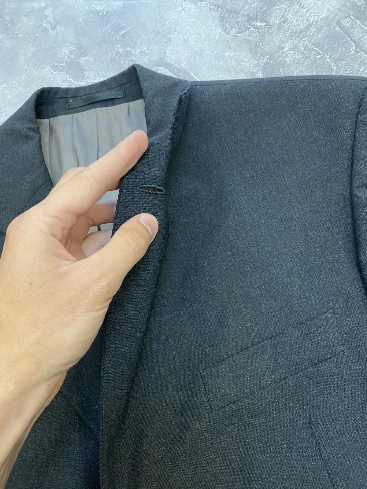Hugo Boss Vintage Hugo Boss Formal Stretch Suit 90s 3 piece Size 50R - 6 Thumbnail