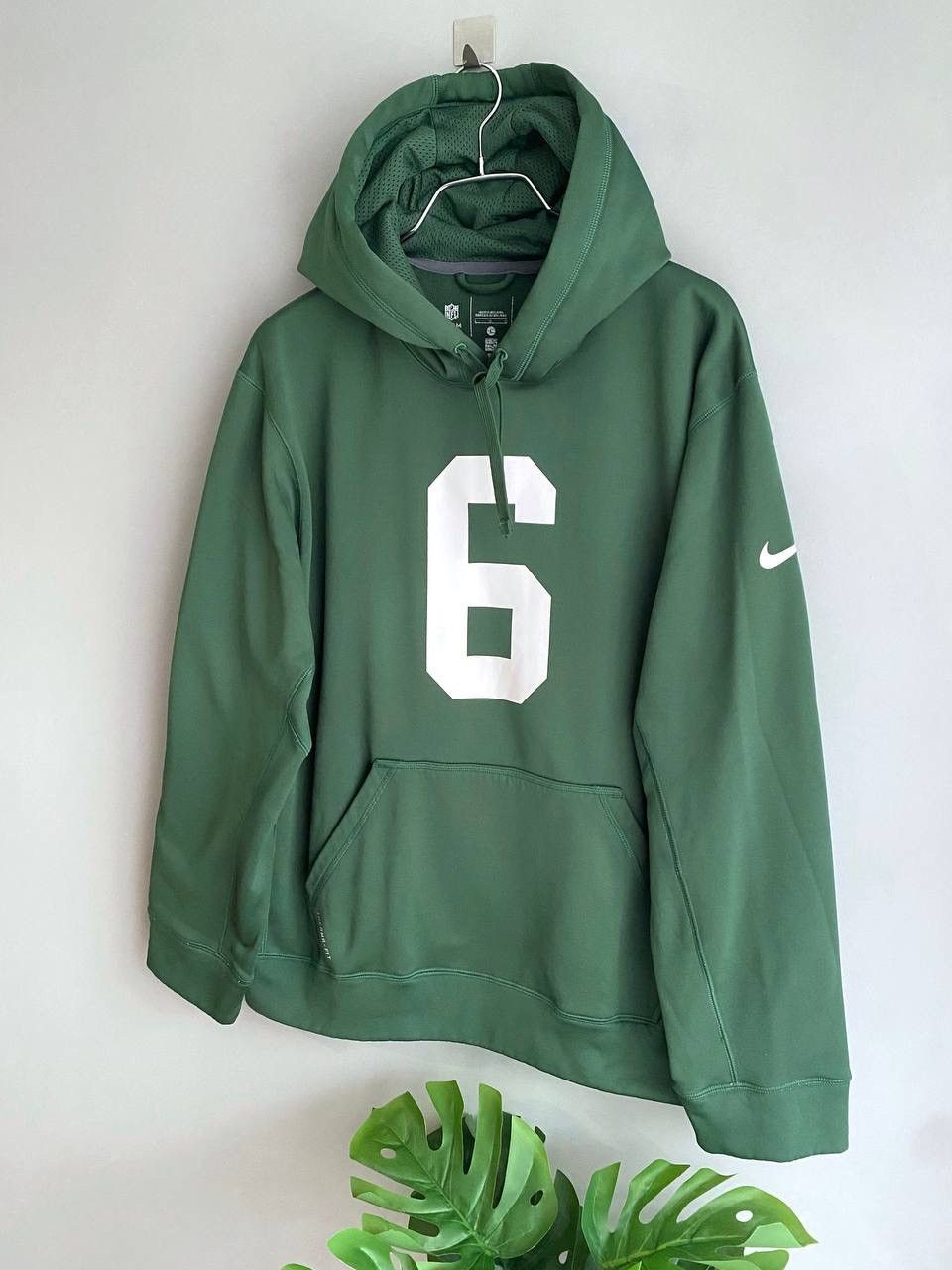 Nike Nike NFL New York Jets #6 Sanchez Men's Therma Fit Hoodie, L Size US L / EU 52-54 / 3 - 2 Thumbnail