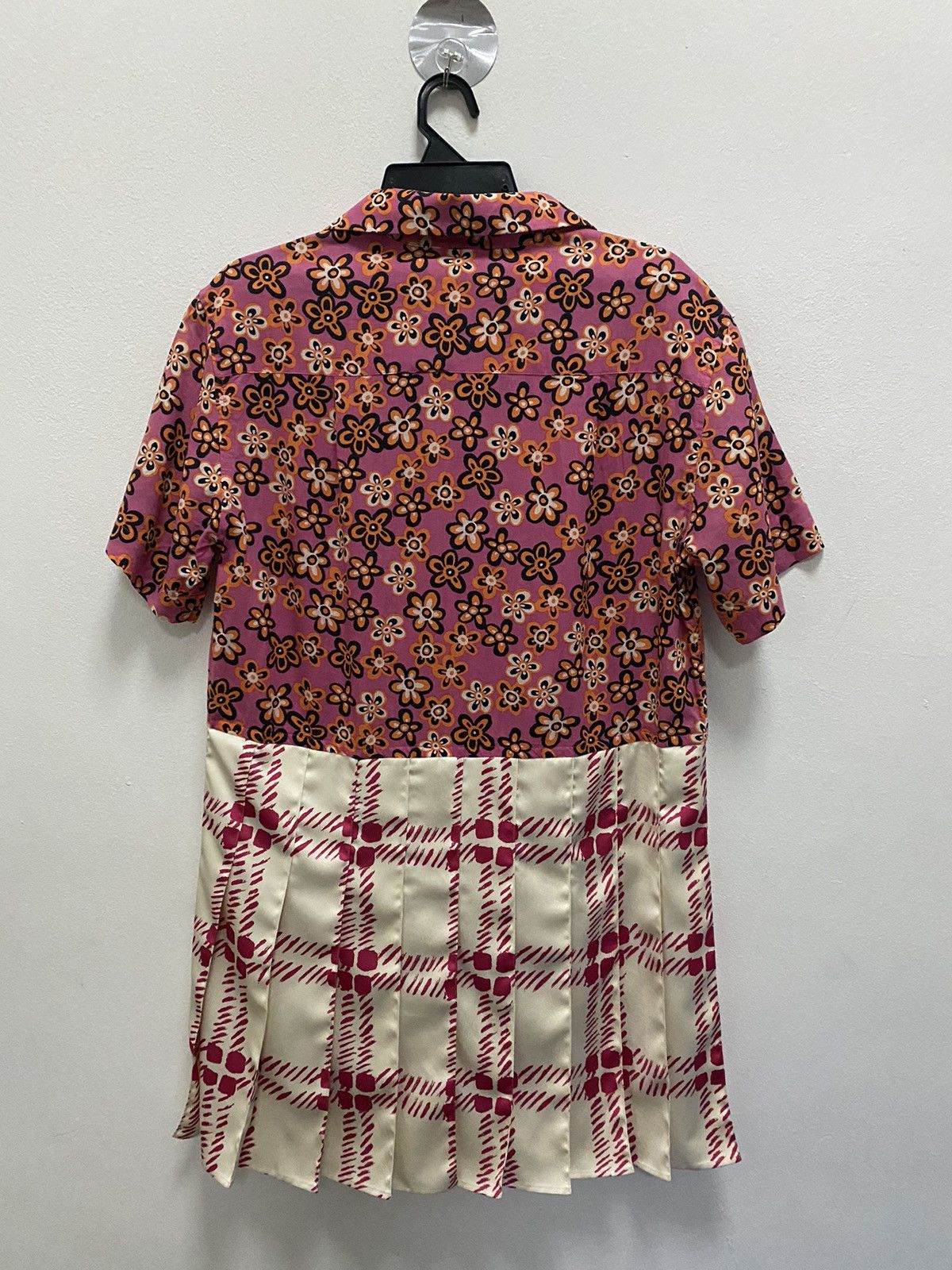 Marni × Uniqlo Uniqlo Marni Open Collar Short Sleeve Pleated Dress Size S / US 4 / IT 40 - 3 Thumbnail