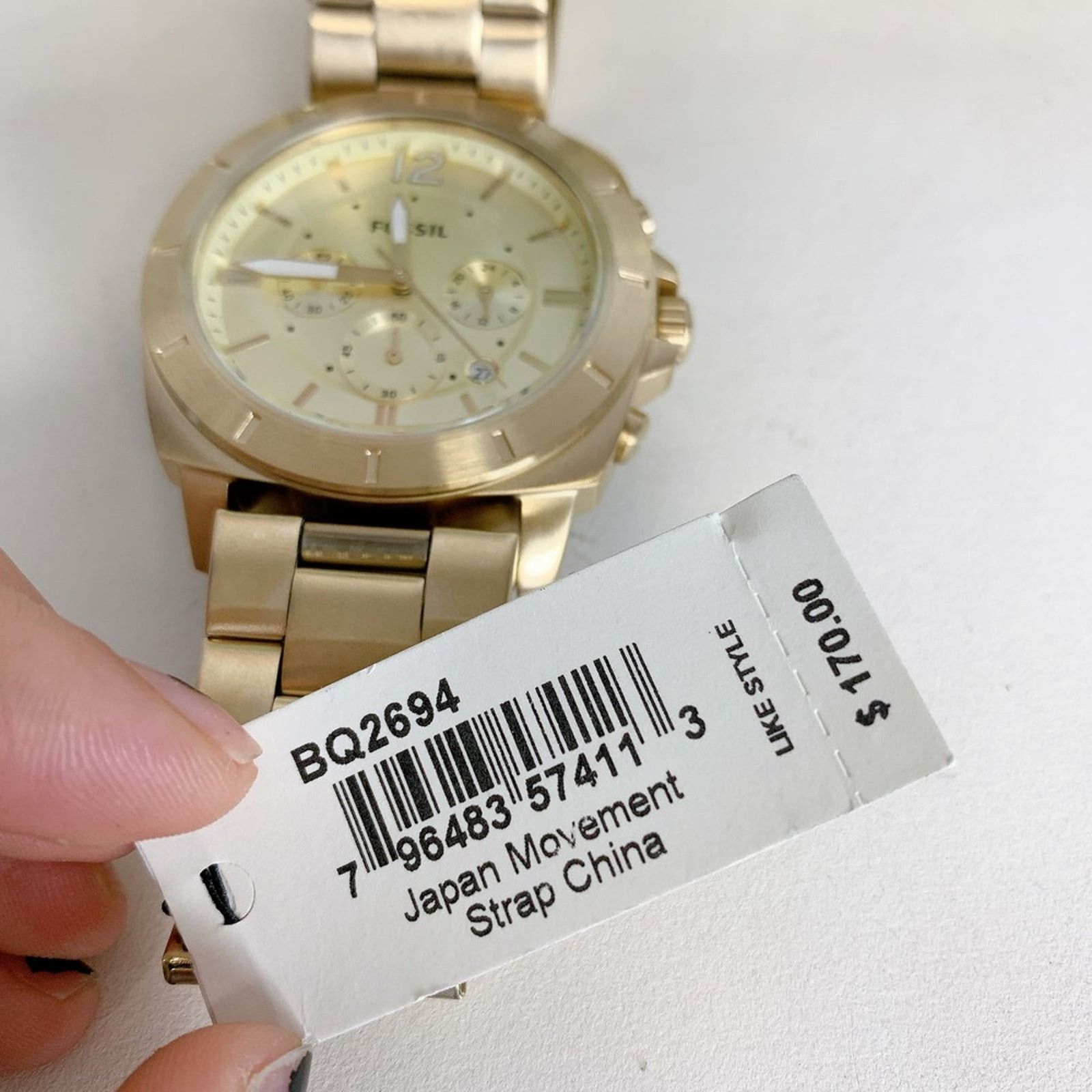 Fossil Fossil BQ2694 Privateer Sport Chronograph Gold-Tone Stainles Size ONE SIZE - 2 Thumbnail