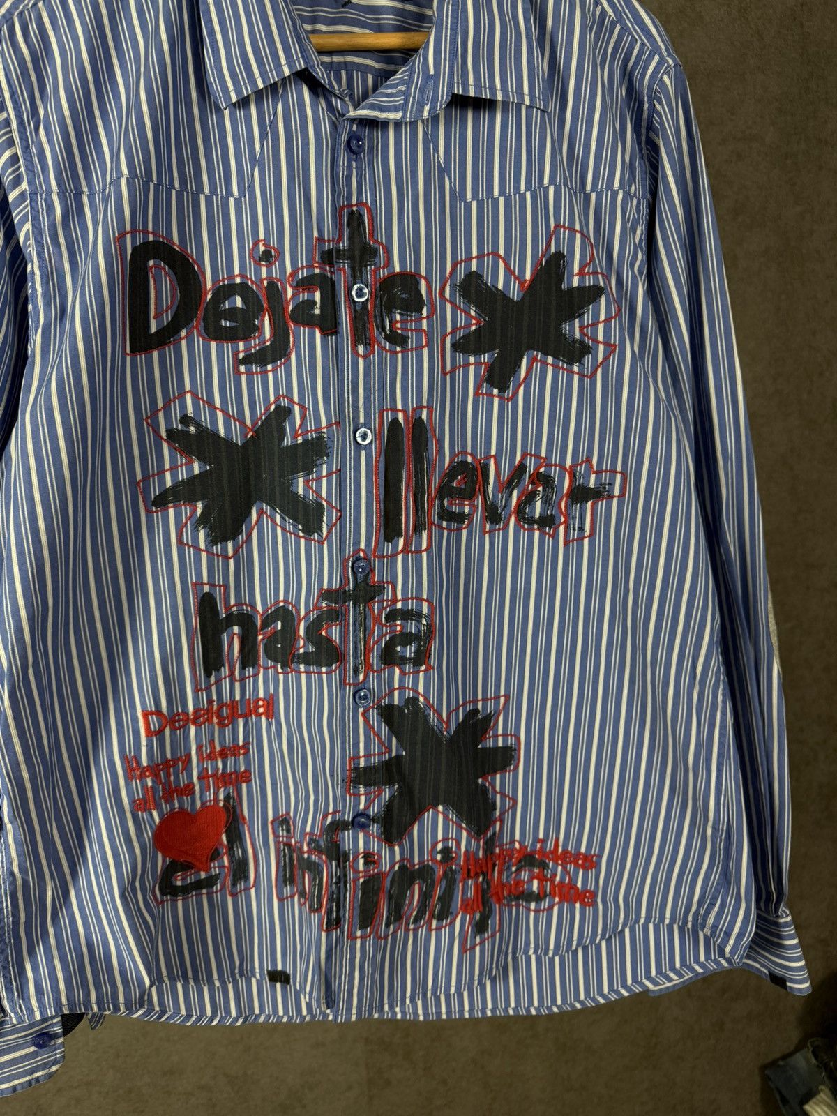 Desigual Desigual art crazy designer shirt Size US XXL / EU 58 / 5 - 3 Thumbnail