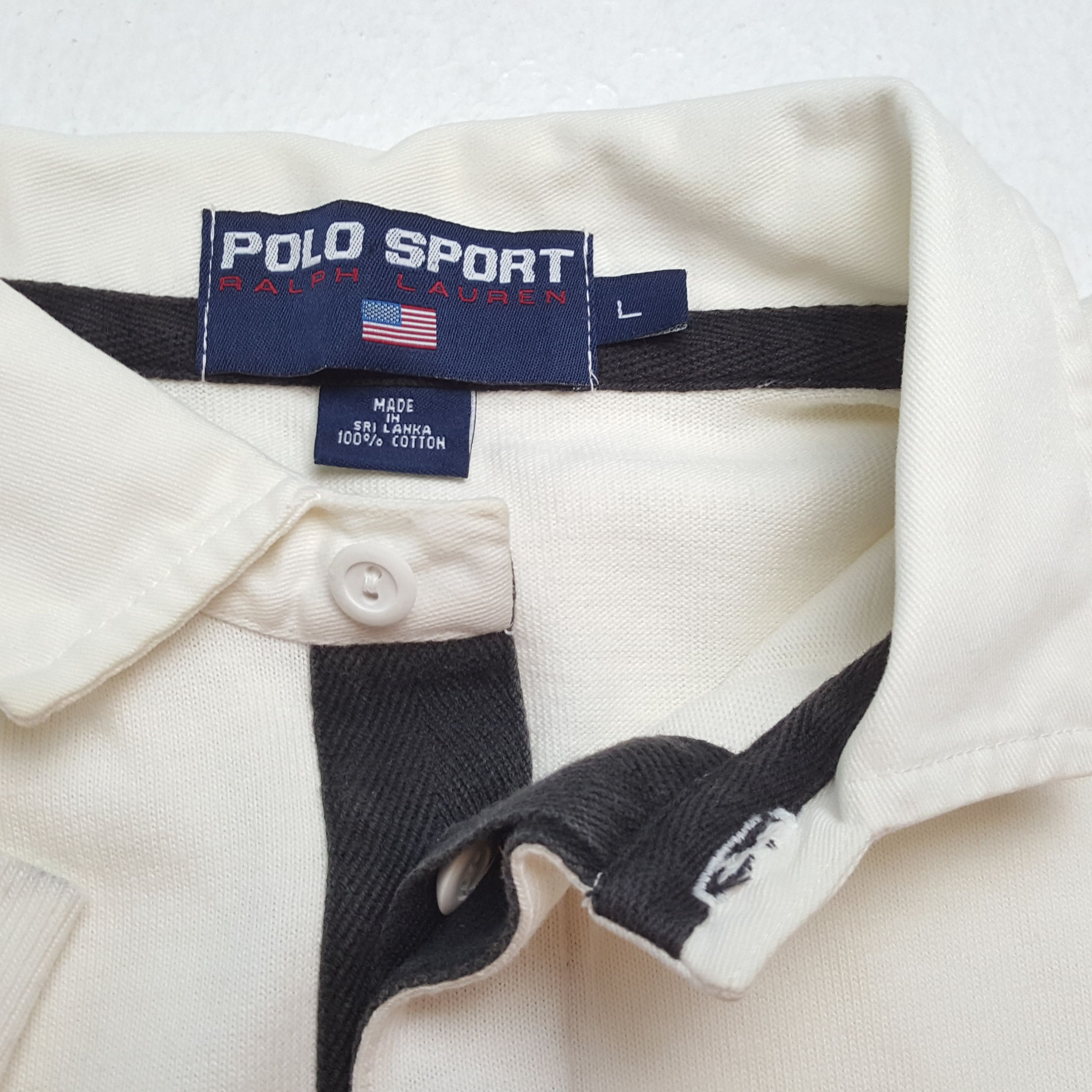 Polo Ralph Lauren × Vintage Vintage POLO SPORT by RALPH LAUREN Rugby Jersey Polos Shirt Size US L / EU 52-54 / 3 - 11 Thumbnail