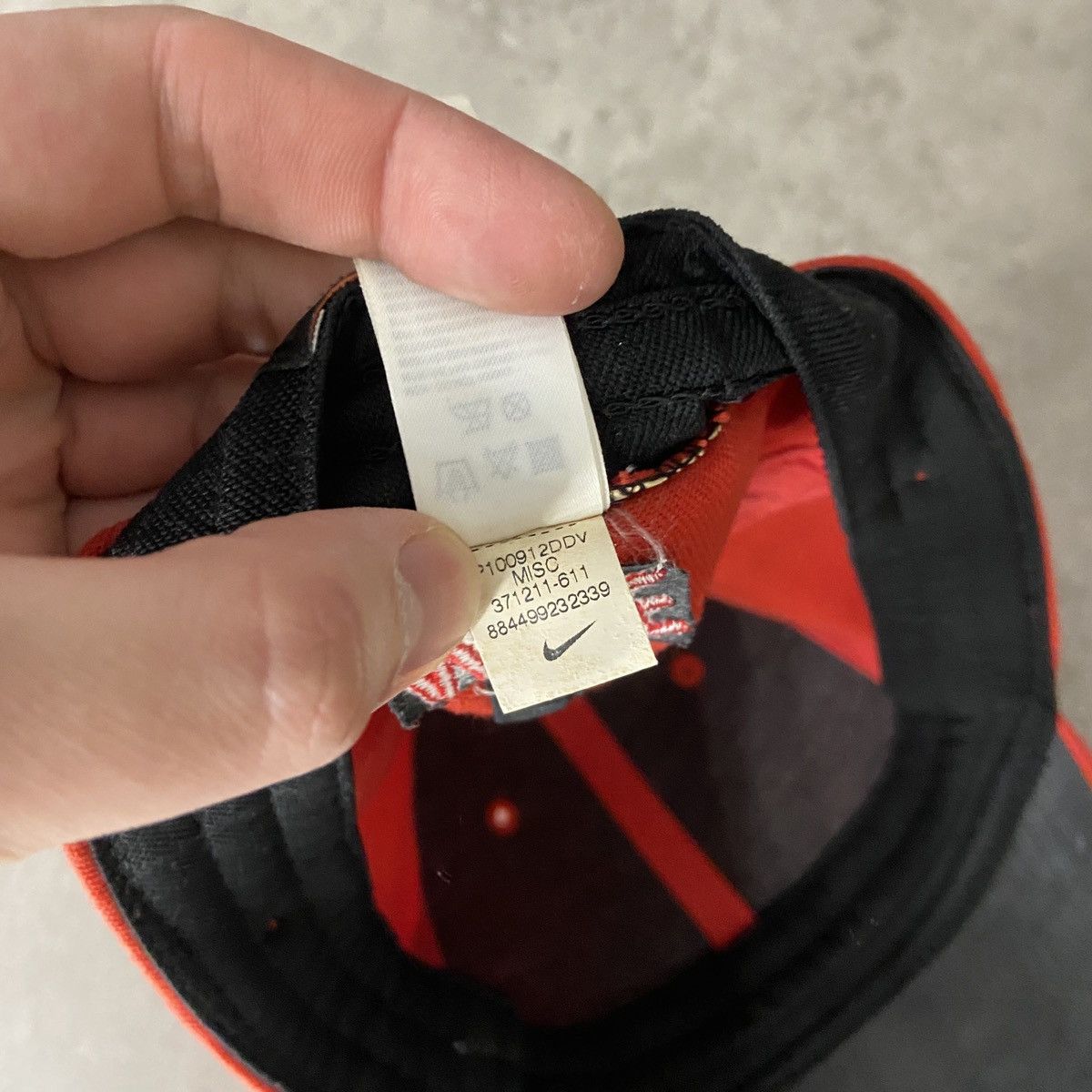Nike × Vintage Red Legacy 91 Classic Red Cap Size ONE SIZE - 5 Thumbnail