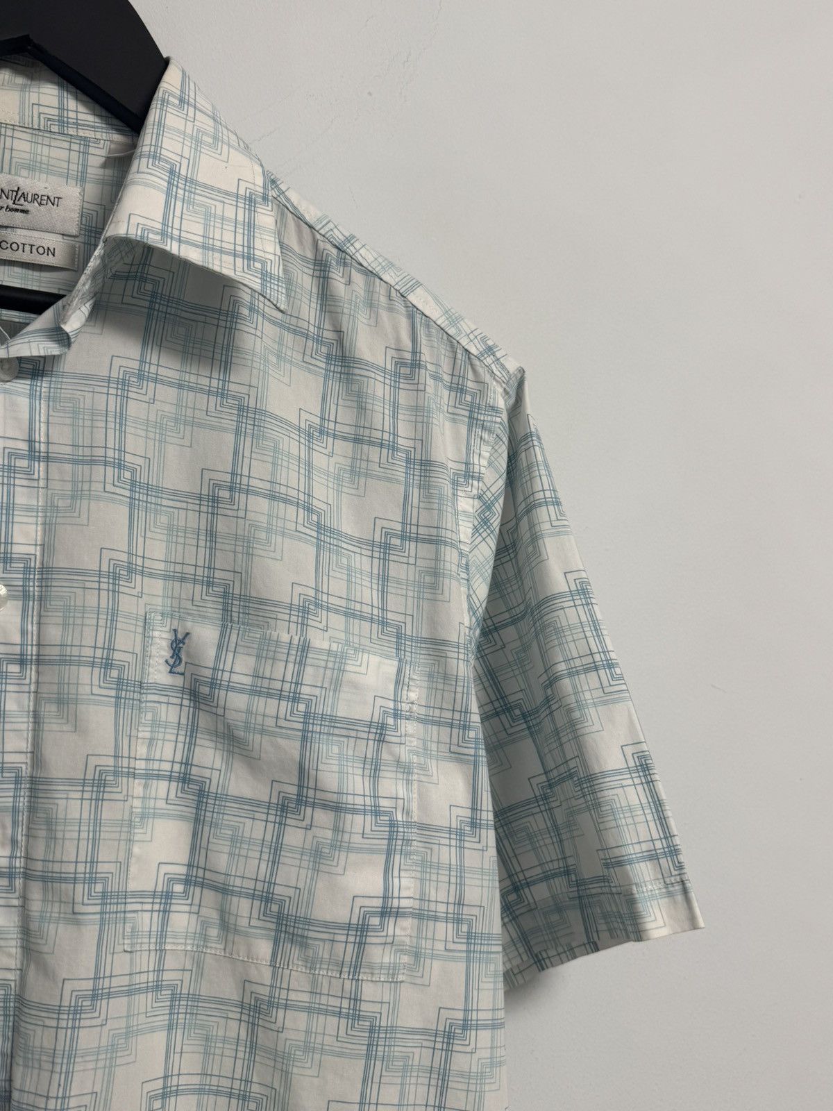 Yves Saint Laurent Yves Saint Laurent Button Up T-Shirt Luxury Size US M / EU 48-50 / 2 - 7 Thumbnail
