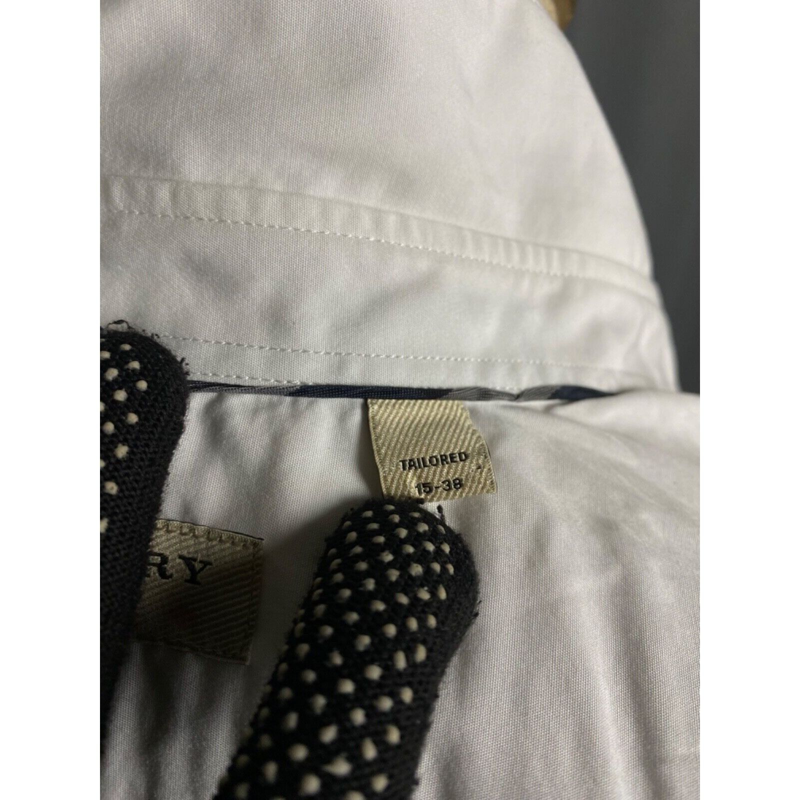 Burberry Burberry Men's White Longsleeve Shirt Size 15 - 38 Size US M / EU 48-50 / 2 - 10 Thumbnail