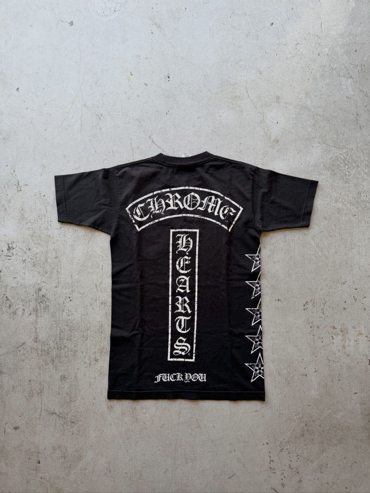 Chrome Hearts VINTAGE CHROME HEARTS “FUCK YOU” TEE | Grailed