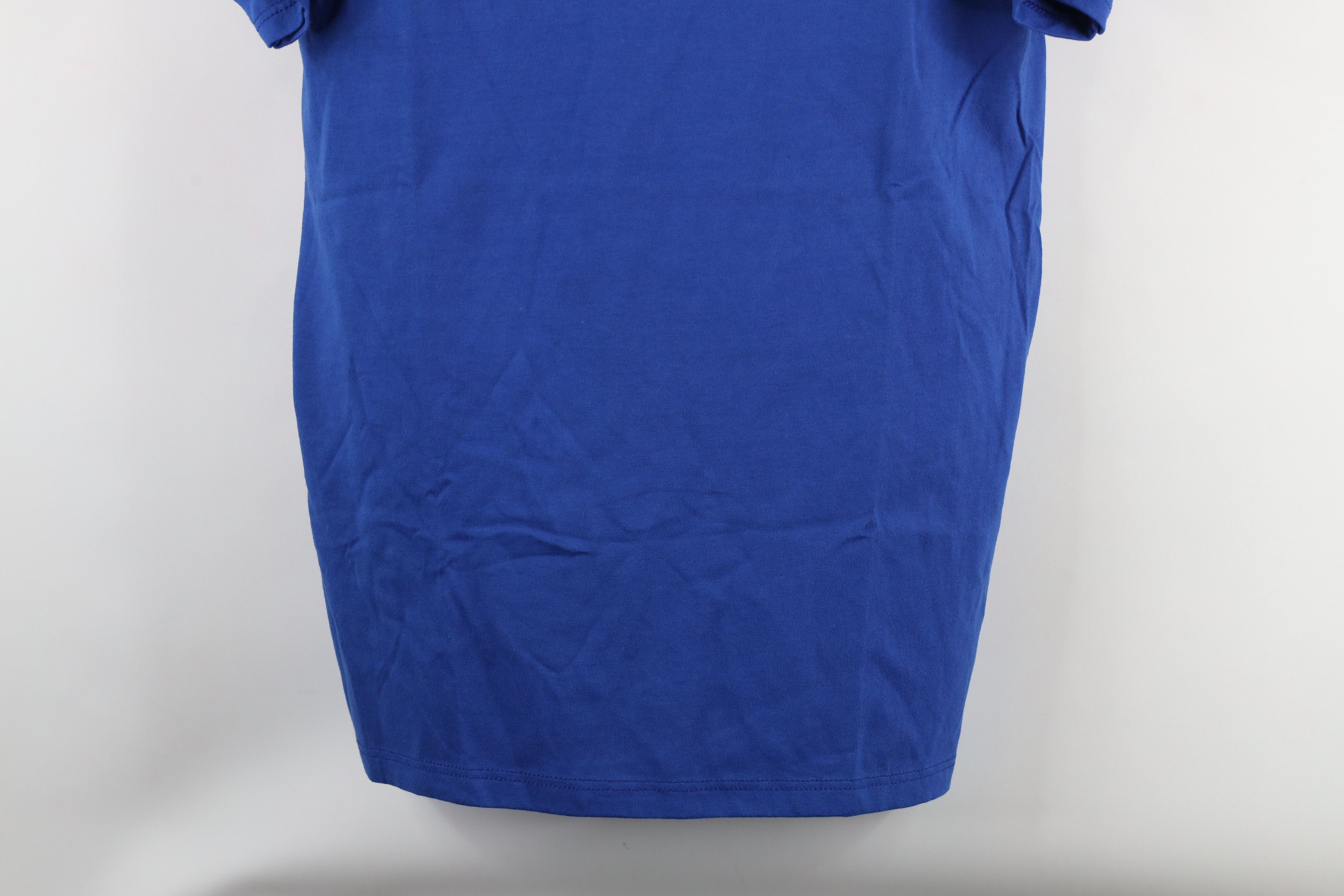 Vintage Vintage 90s Streetwear Heavyweight T-Shirt Royal Blue USA Size US M / EU 48-50 / 2 - 3 Thumbnail