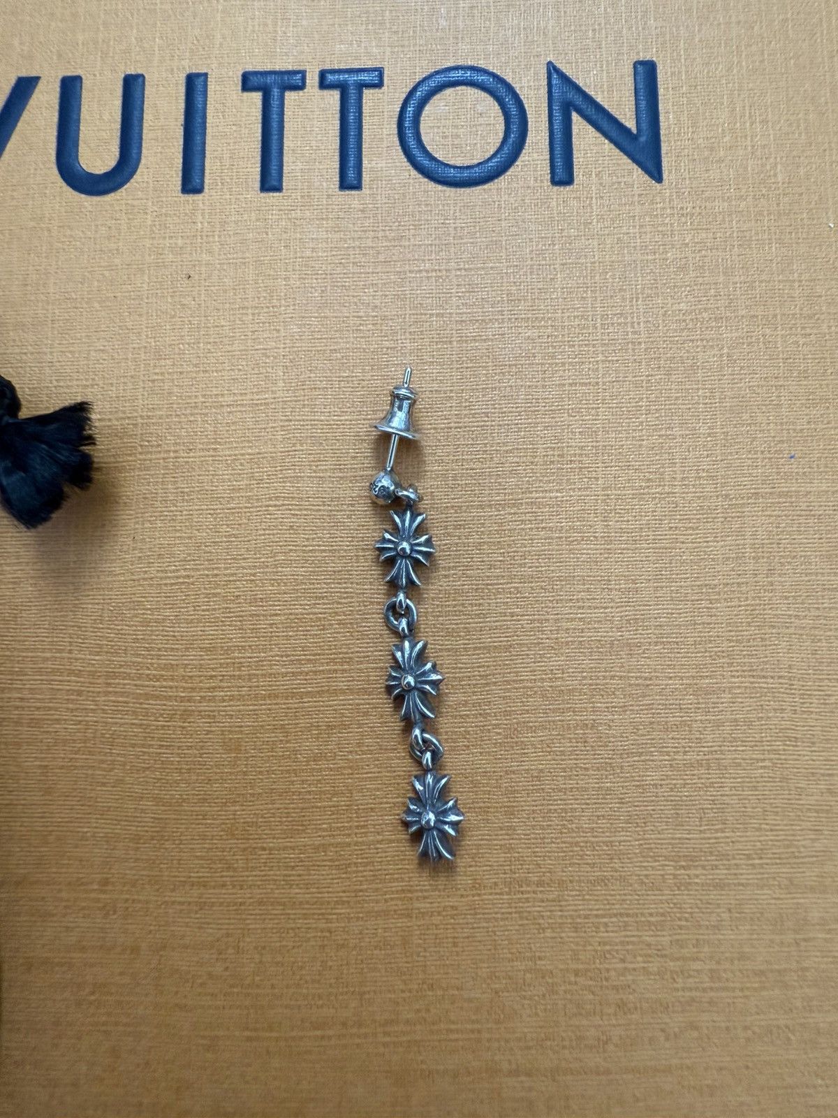 Chrome Hearts Chrome Hearts Triple Cross Drop Earrings Size ONE SIZE - 2 Thumbnail