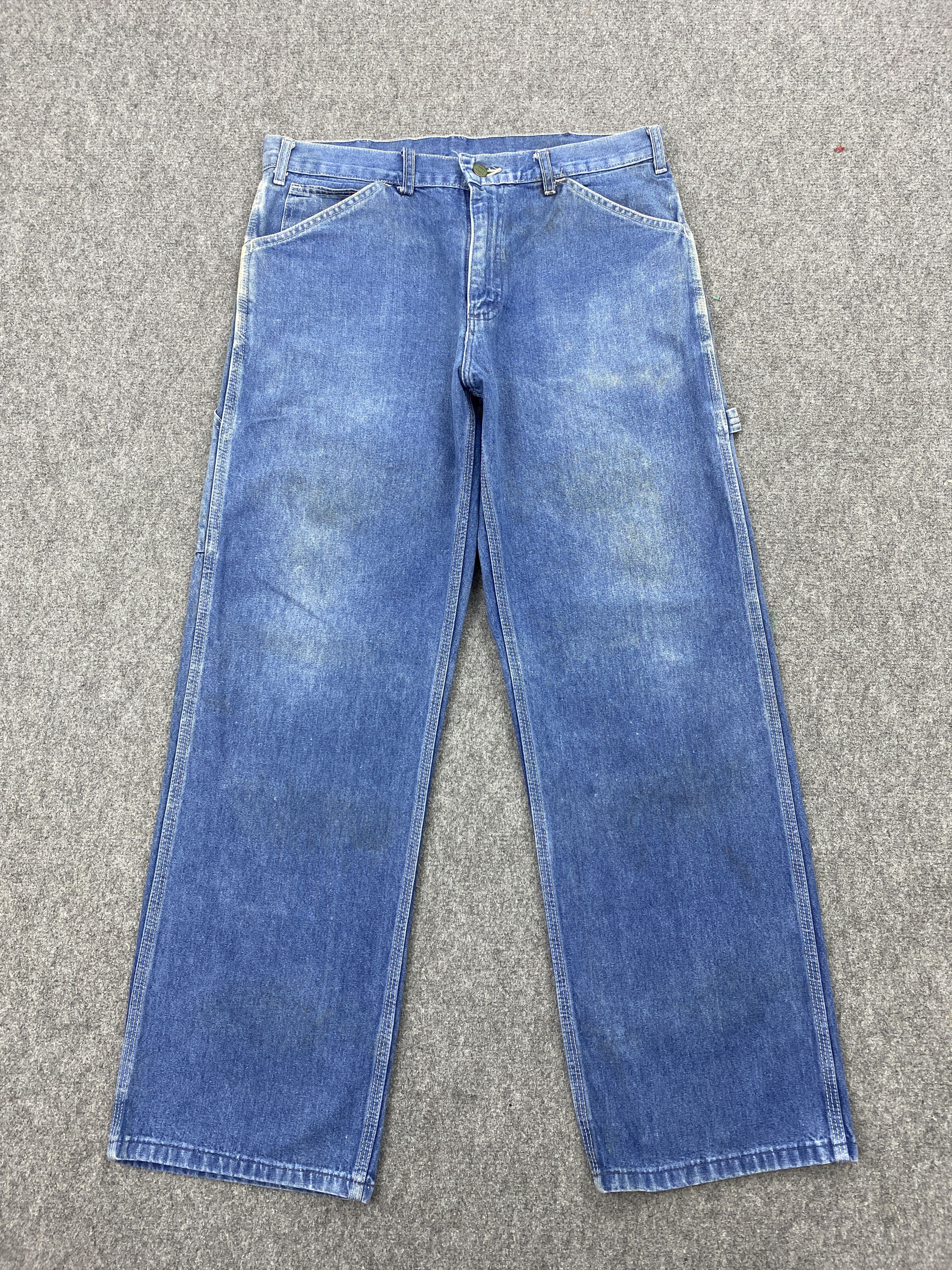 image of Vintage Big Smith Blue Denim Jeans, Men's (Size 33)