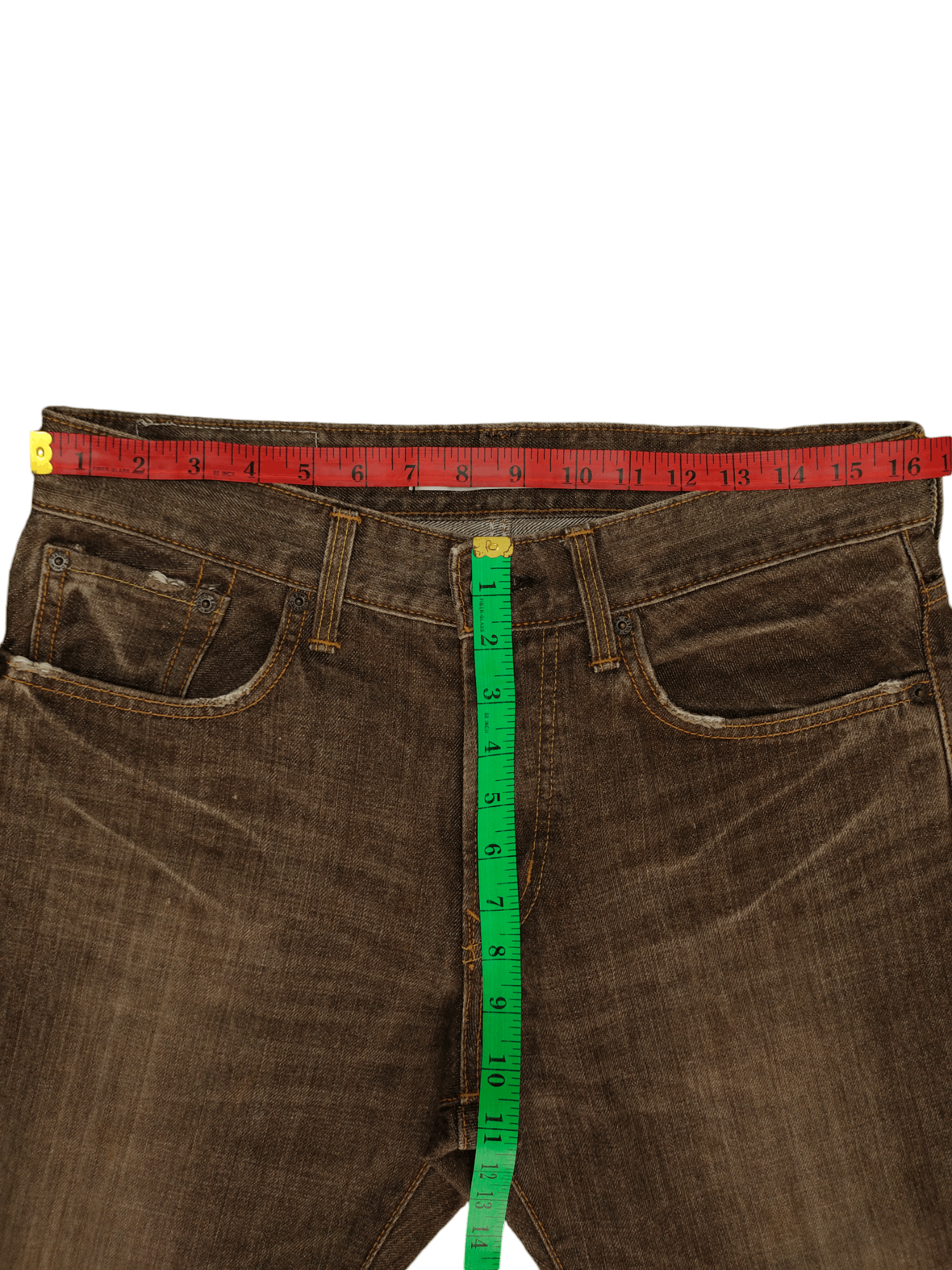Edwin Flare Jeans Edwin XV Clawmark Faded Denim Bootcut Y2k Size US 32 / EU 48 - 9 Thumbnail