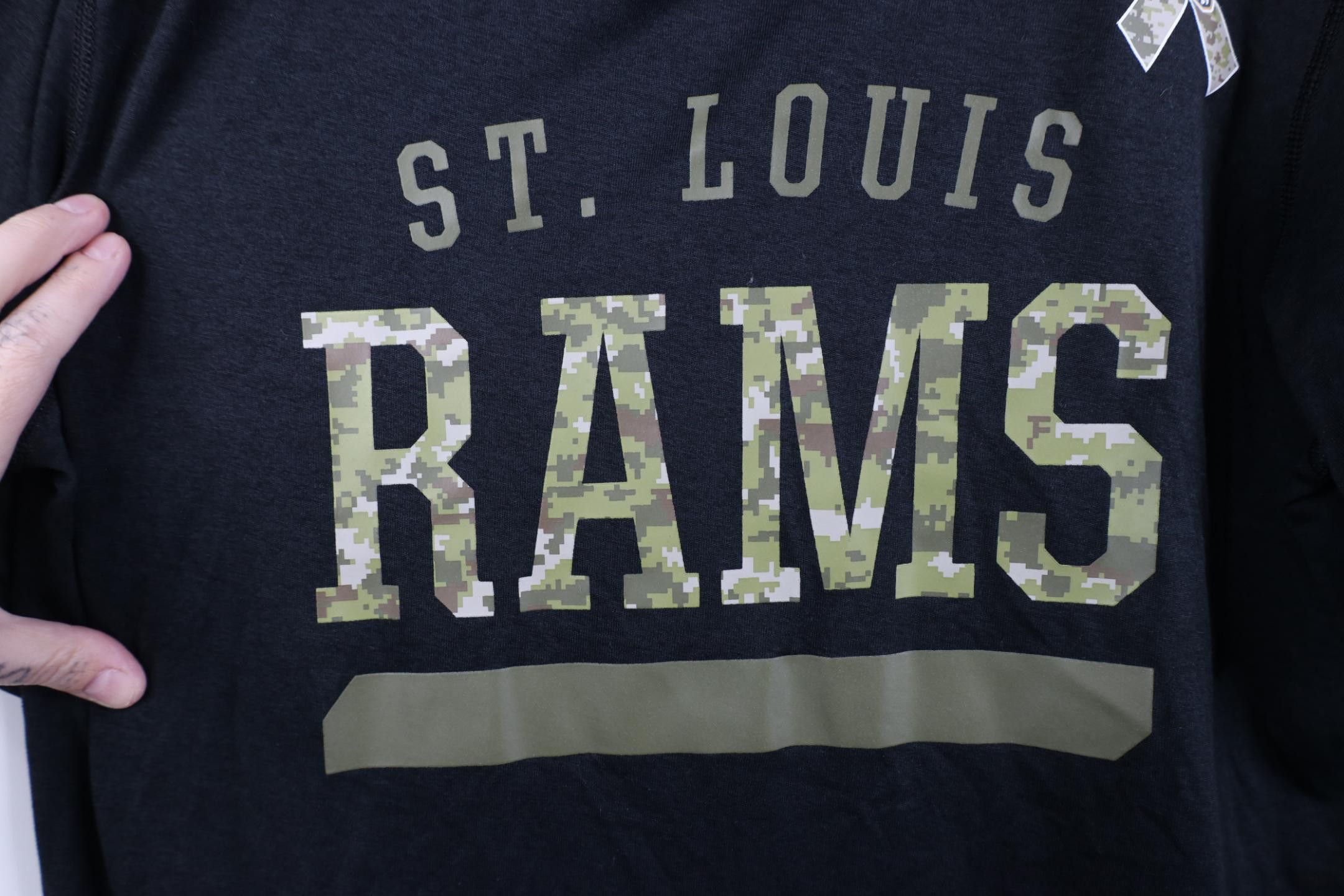 Nike Nike On Field Service St Louis Rams Football T-Shirt Black Size US M / EU 48-50 / 2 - 6 Thumbnail