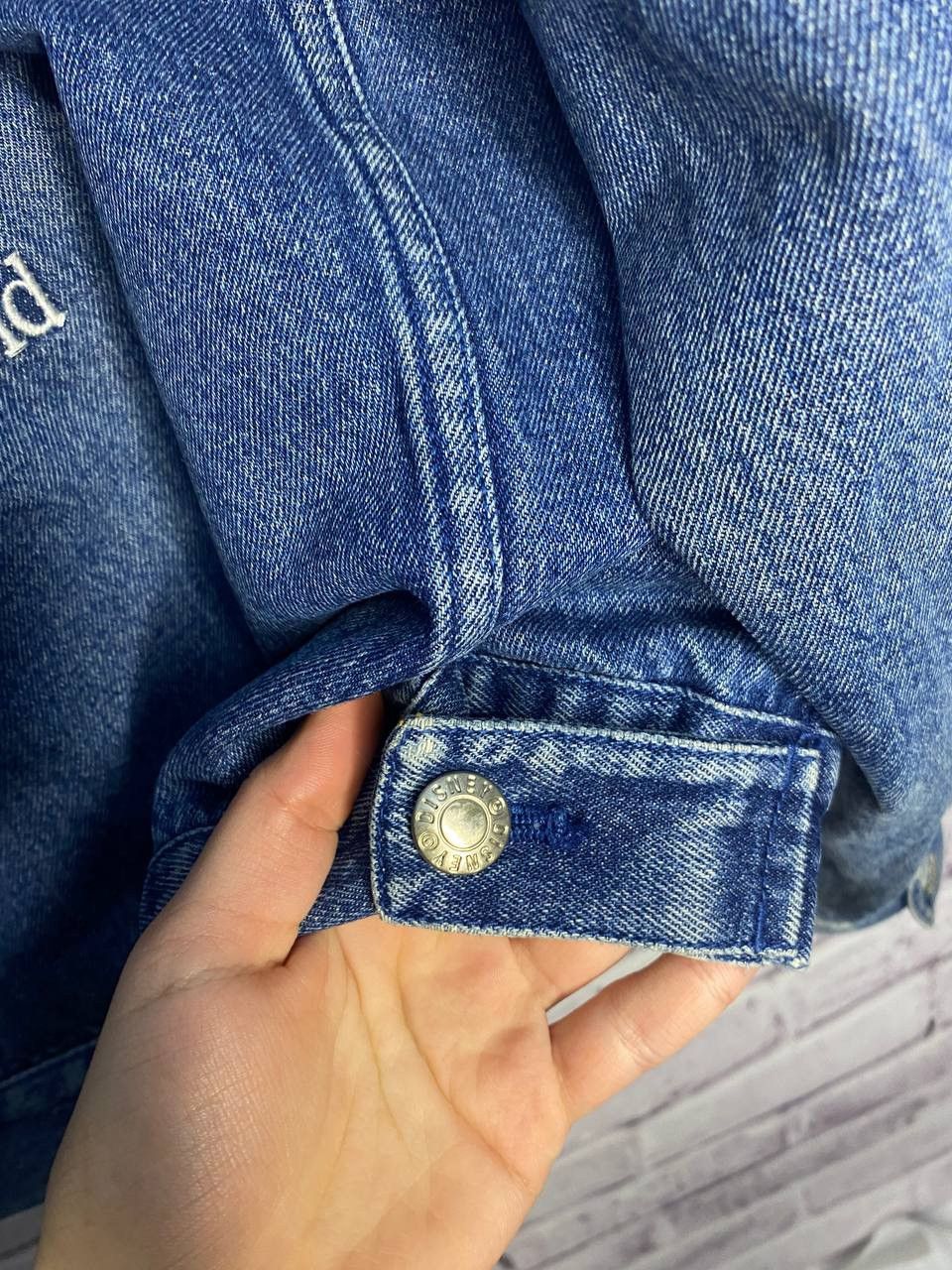 Disney Womens Vintage Denim Jacket Micky Mouse Disney cartoon Size L / US 10 / IT 46 - 16 Thumbnail