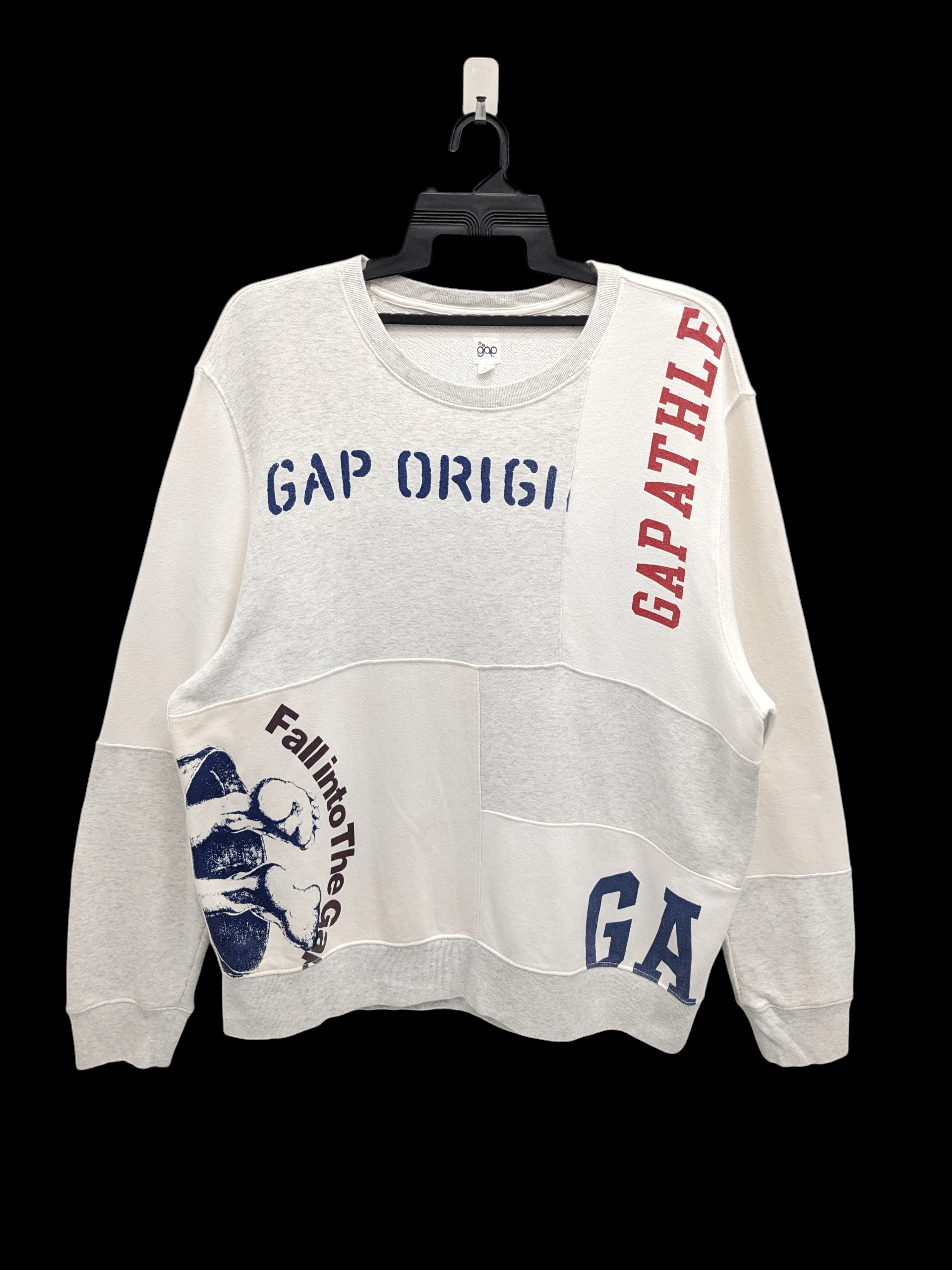 Gap GAP Patchwork Graphic Deconstructed Colorblock Sweatshirt Size US XL / EU 56 / 4 - 1 Thumbnail