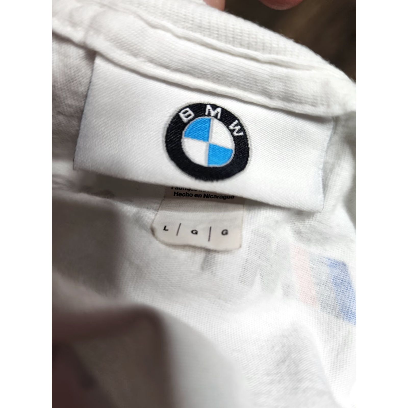 BMW Vintage BMW M Power Z4 Car Cropped T-Shirt Womens Large White Distressed Size L / US 10 / IT 46 - 5 Thumbnail