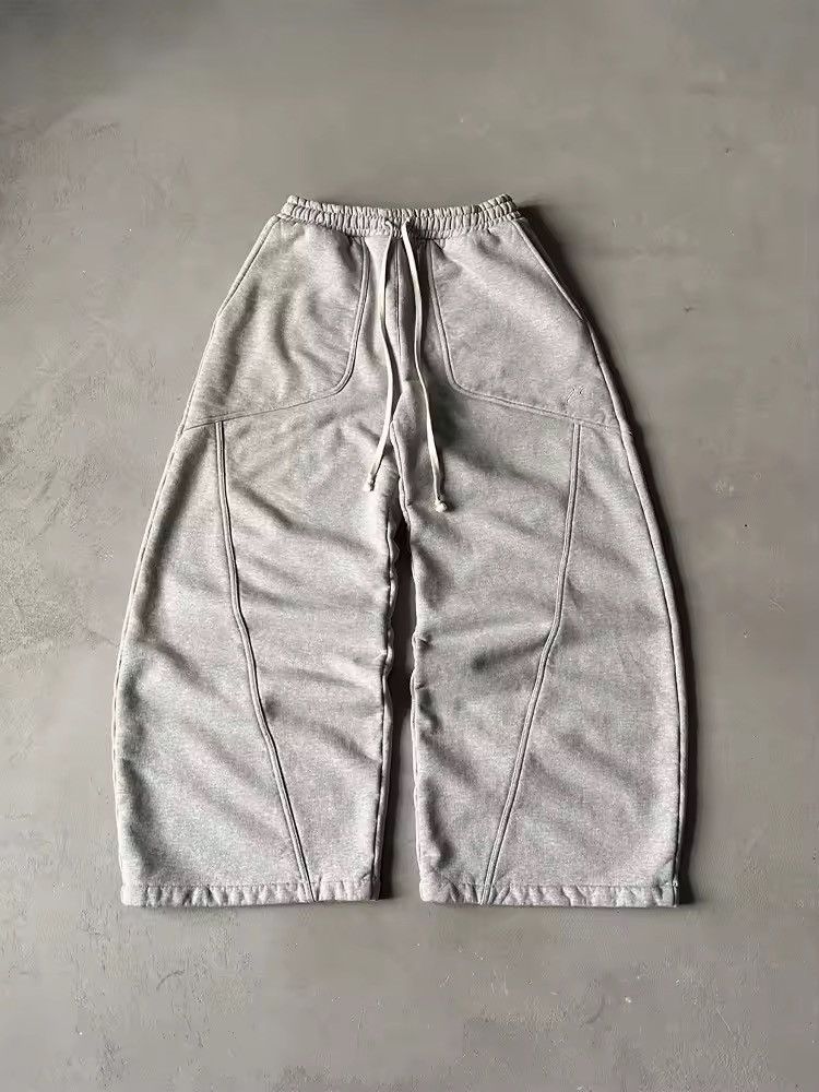Japanese Brand × Other Embroidered Wideleg Sweatpants Size US 34 / EU 50 - 1 Thumbnail