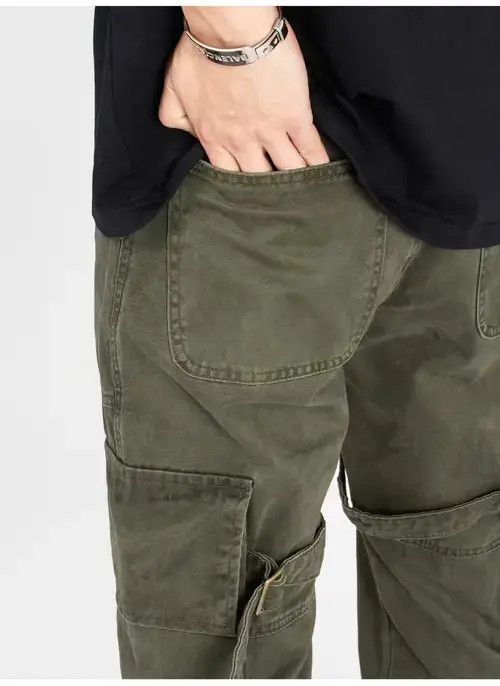 Vintage cargo punk pants Size US 34 / EU 50 - 4 Thumbnail