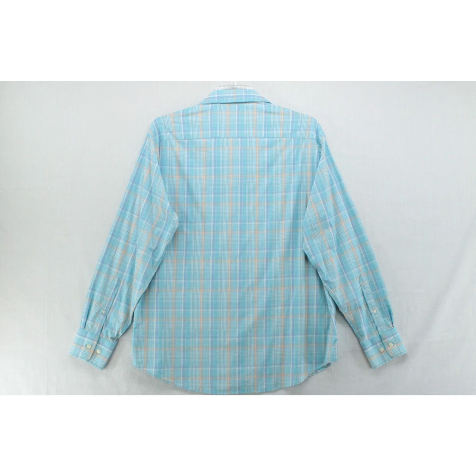 Peter Millar Peter Millar Summer Comfort Shirt Men's XL Performance Stretch Long Sleeve Plaid Blue Size US XL / EU 56 / 4 - 4 Thumbnail