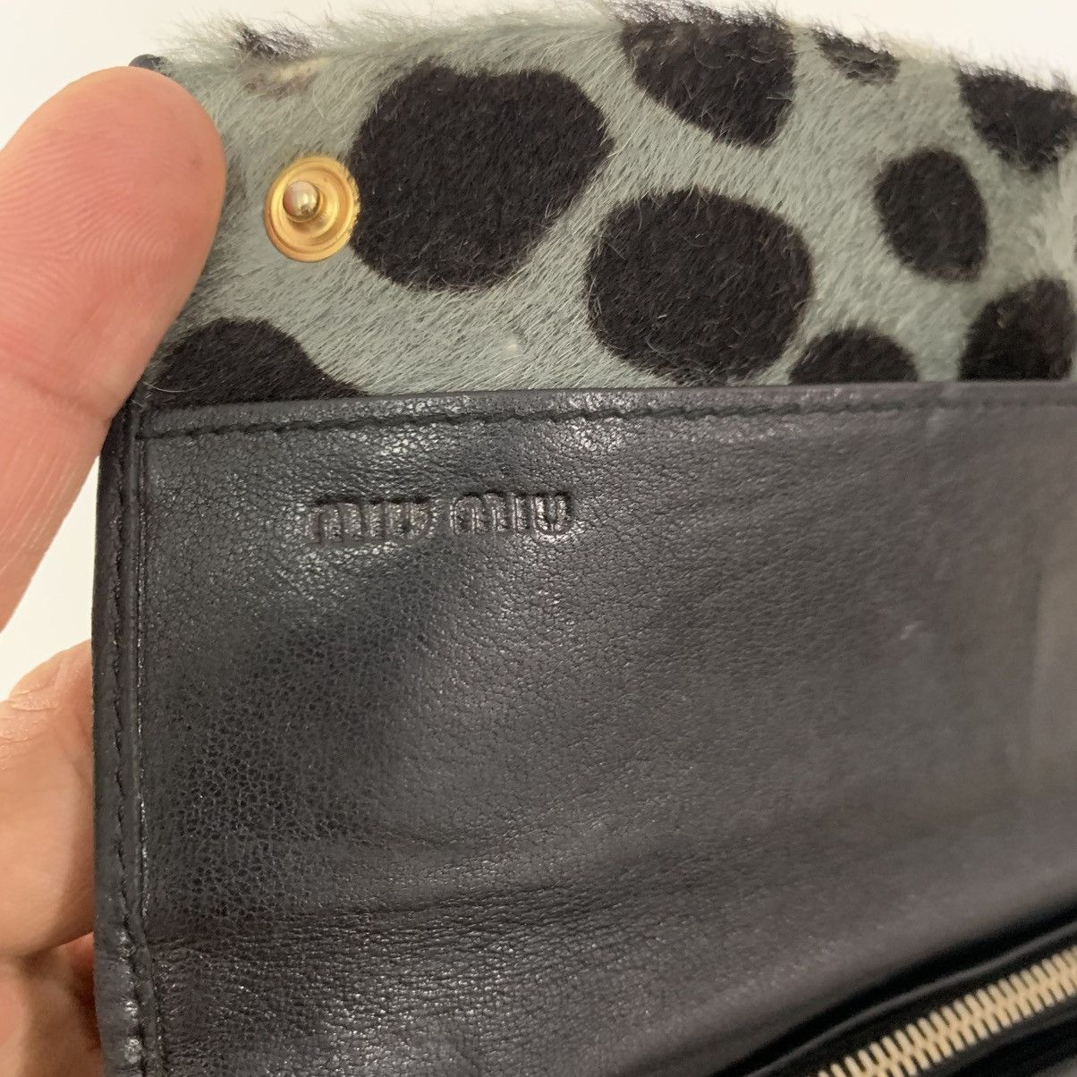 Miu Miu MIU MIU Leopard Leather Wallet Limited Size ONE SIZE - 9 Thumbnail
