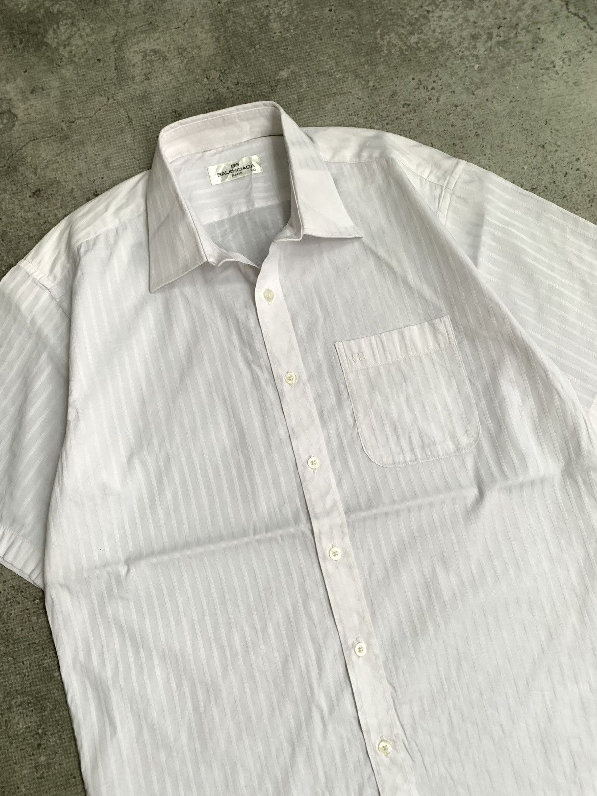 Balenciaga BALENCIAGA STRIPE SHIRT Size US L / EU 52-54 / 3 - 2 Thumbnail