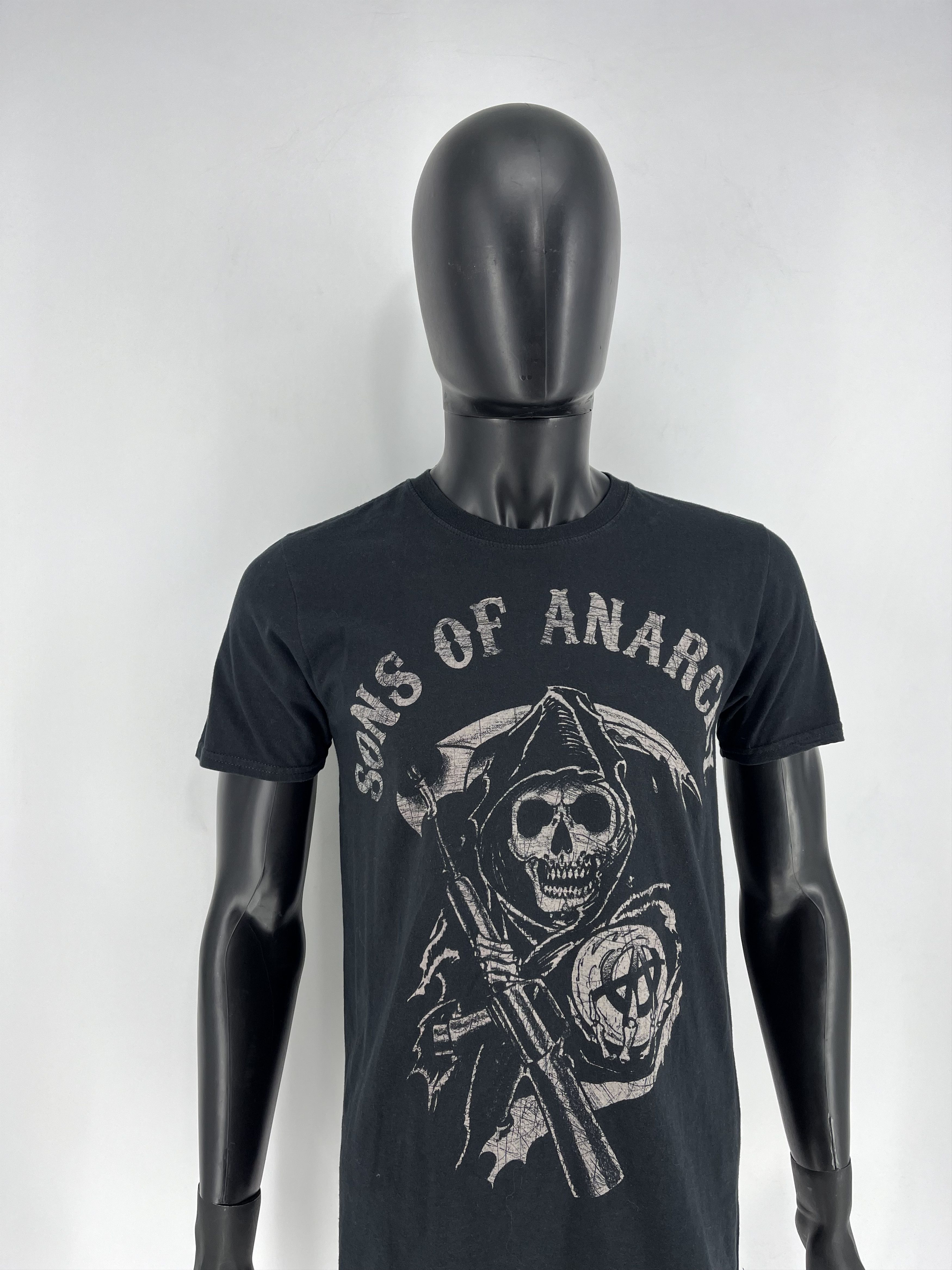 Band Tees × Vintage Vintage SOA Sons Of Anarchy Vintage Band Graphic Tee Sz M Size US M / EU 48-50 / 2 - 2 Thumbnail