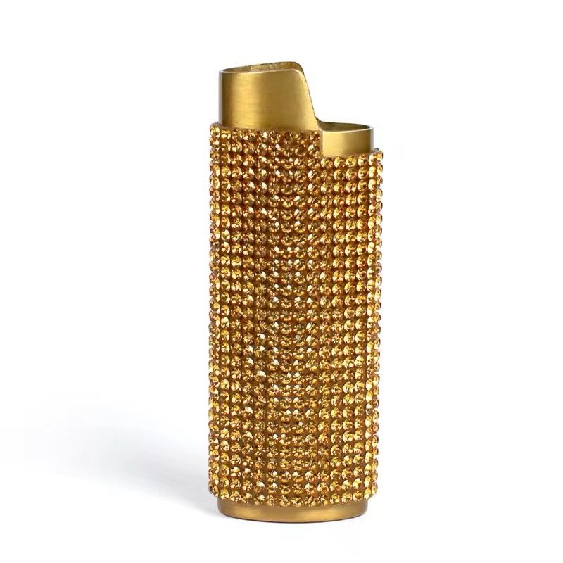Other Shiny Diamond Metal Lighter Case Holder Size ONE SIZE - 2 Thumbnail