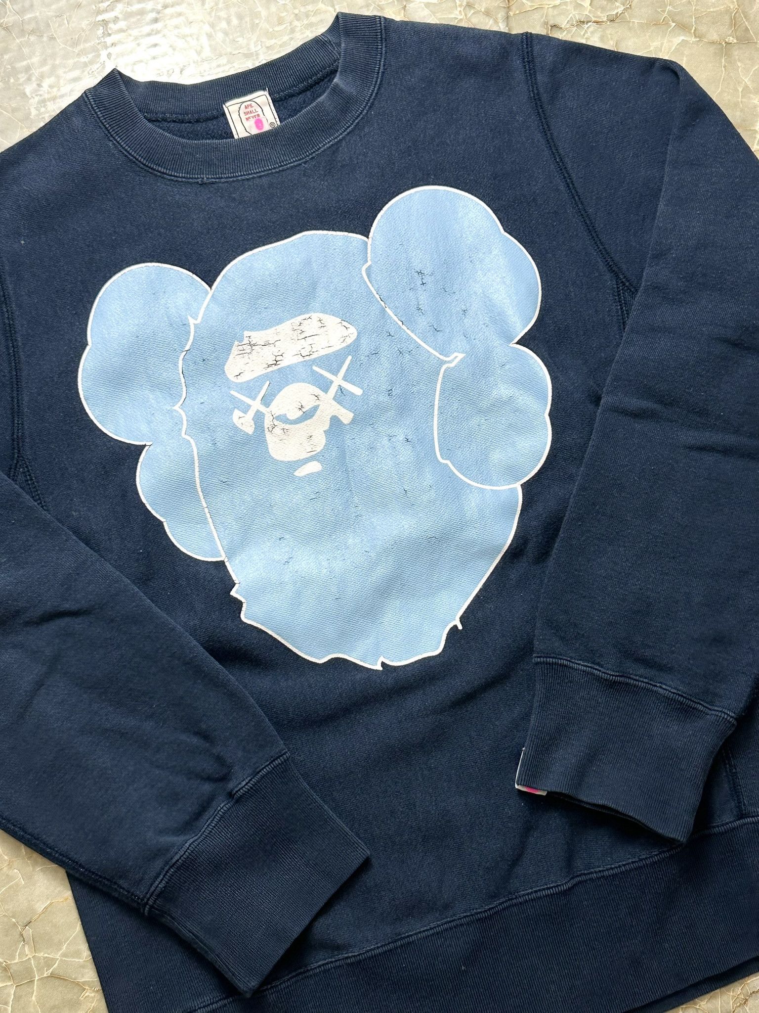 Bape Kaws Crewneck | Grailed