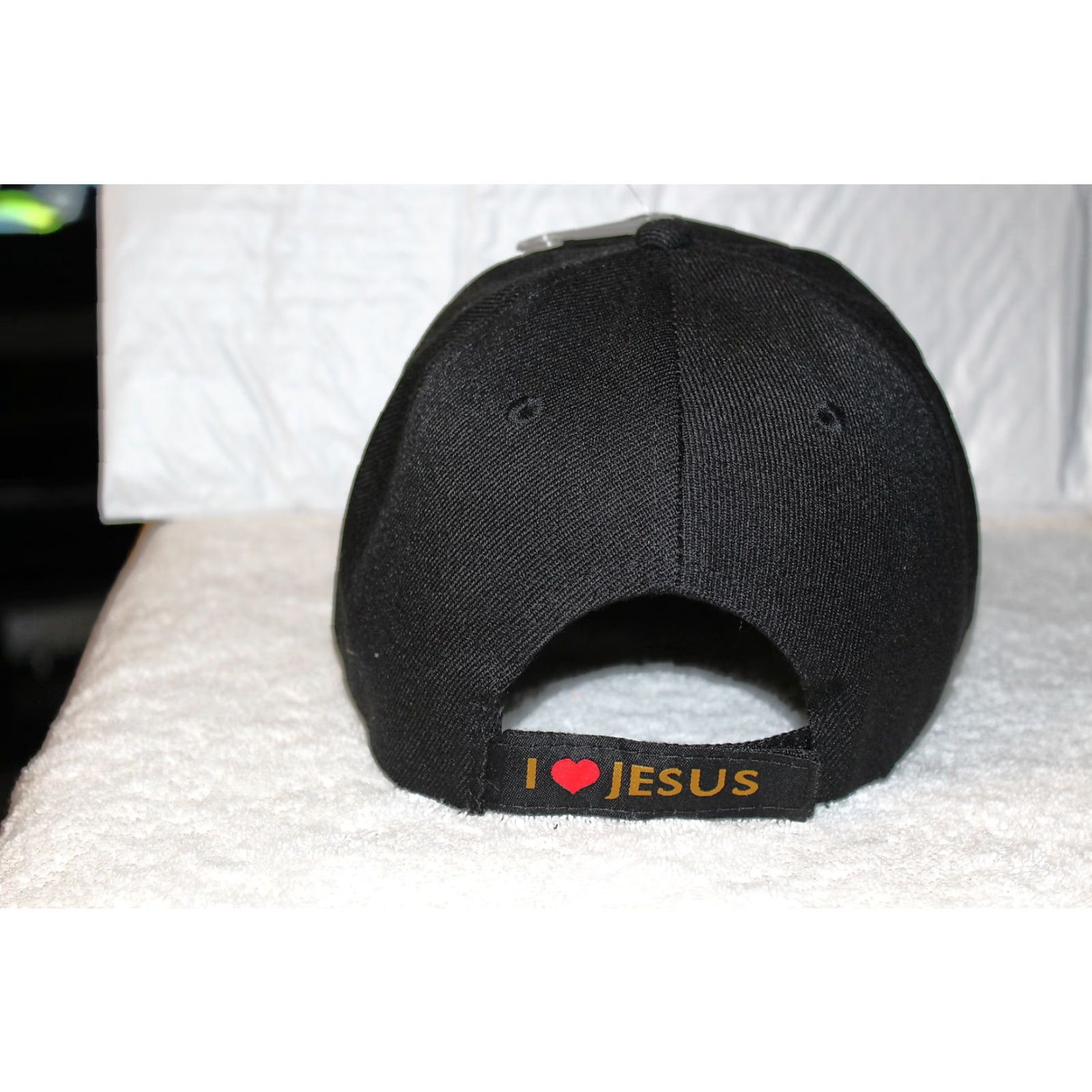Vintage TOP Baseball Cap Soldado de Cristo Soldier of Christ Black Adjustable Mens Cap Size ONE SIZE - 2 Thumbnail