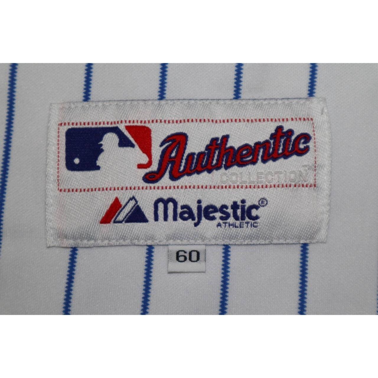 Vtg David Wright #5 New York Mets Majestic Pinstripe Sz 60