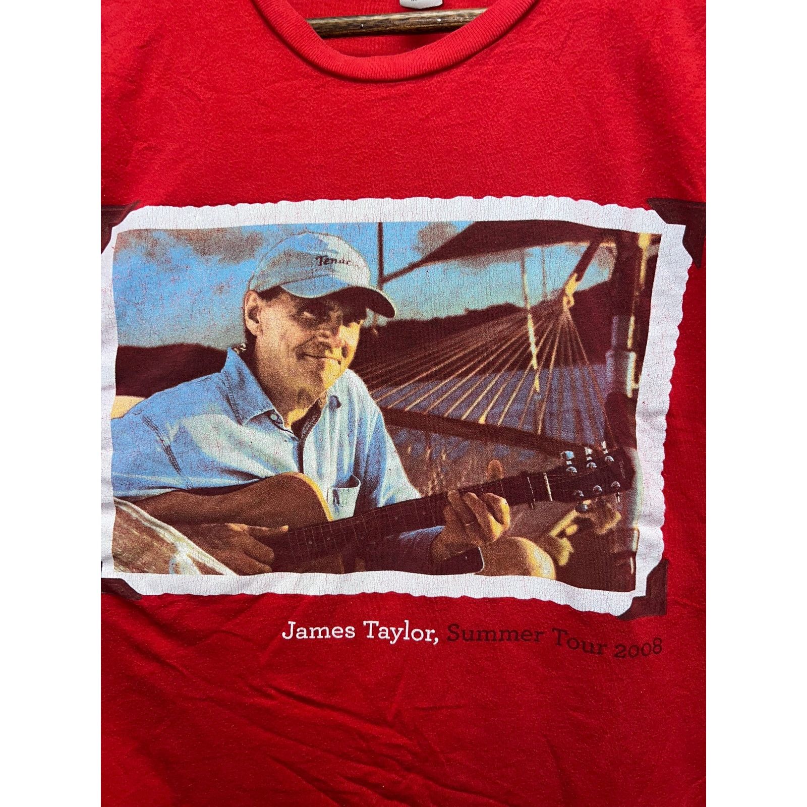 Alstyle Womens James Taylor Tour Shirt 2008 Band Of Legends Tee M Size M / US 6-8 / IT 42-44 - 2 Thumbnail