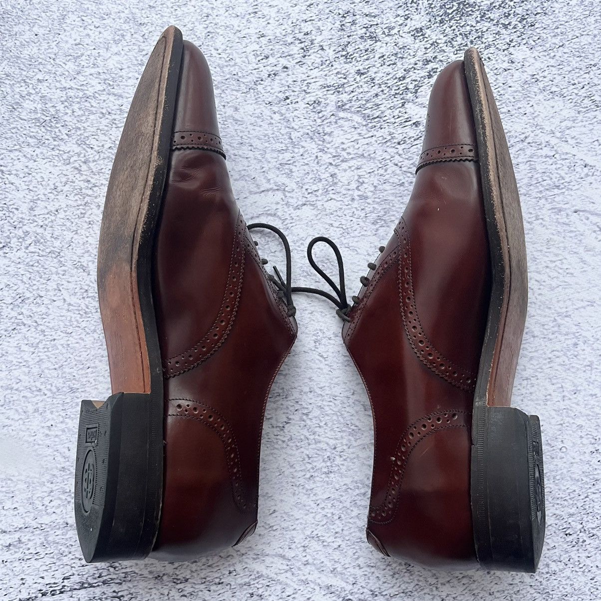 Barker × Handmade Barker England Handmade Brown Oxford leather US10 Size US 10 / EU 43 - 3 Thumbnail
