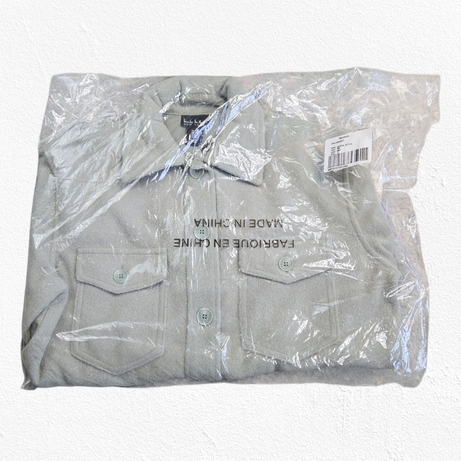 Nicole Miller Nicole Miller Sage Green Brushed Knit Shacket Size Small Size S / US 4 / IT 40 - 14 Thumbnail