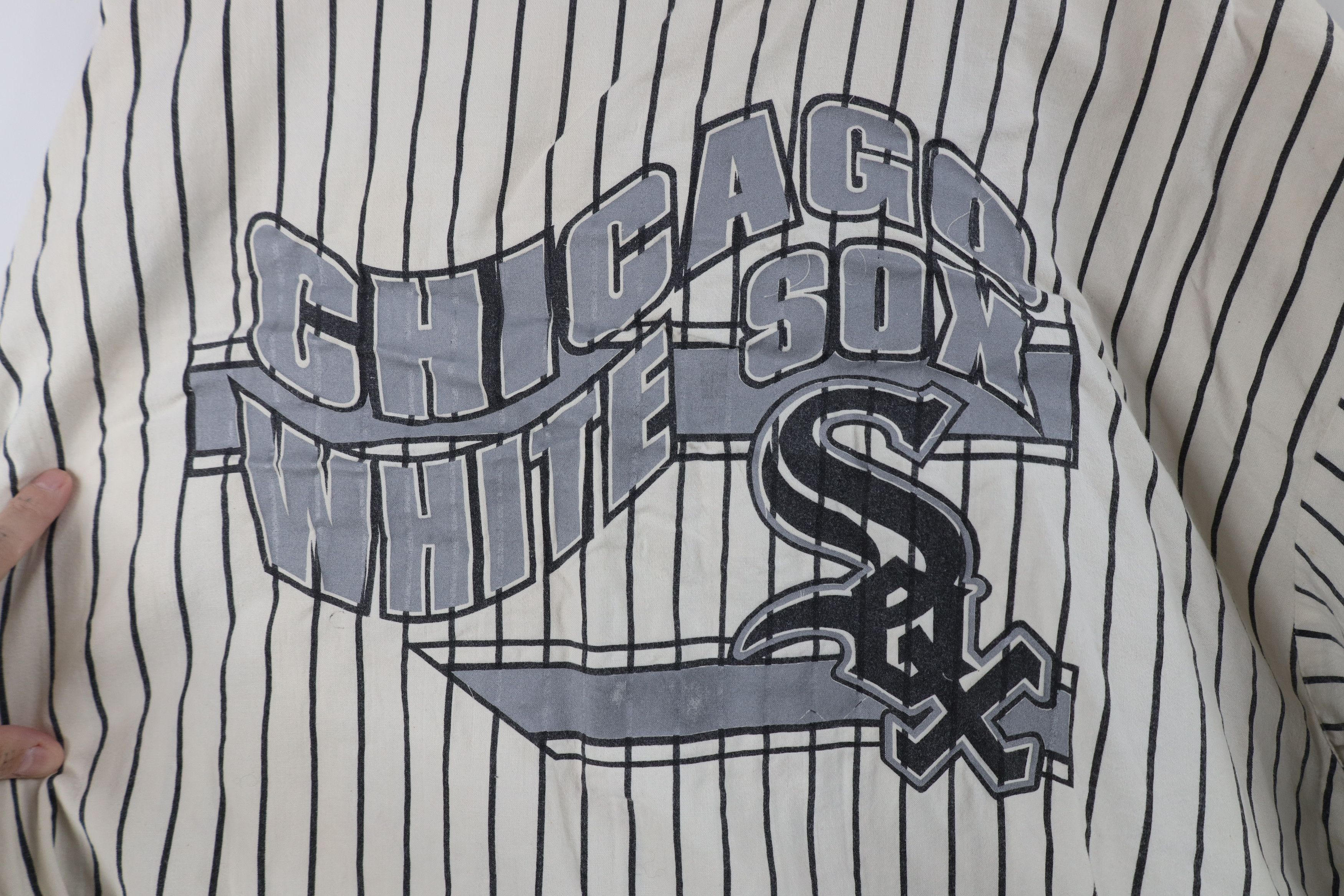 Vintage Vintage 90s Chicago White Sox Baseball Jersey USA Eazy E NWA Size US XL / EU 56 / 4 - 11 Thumbnail