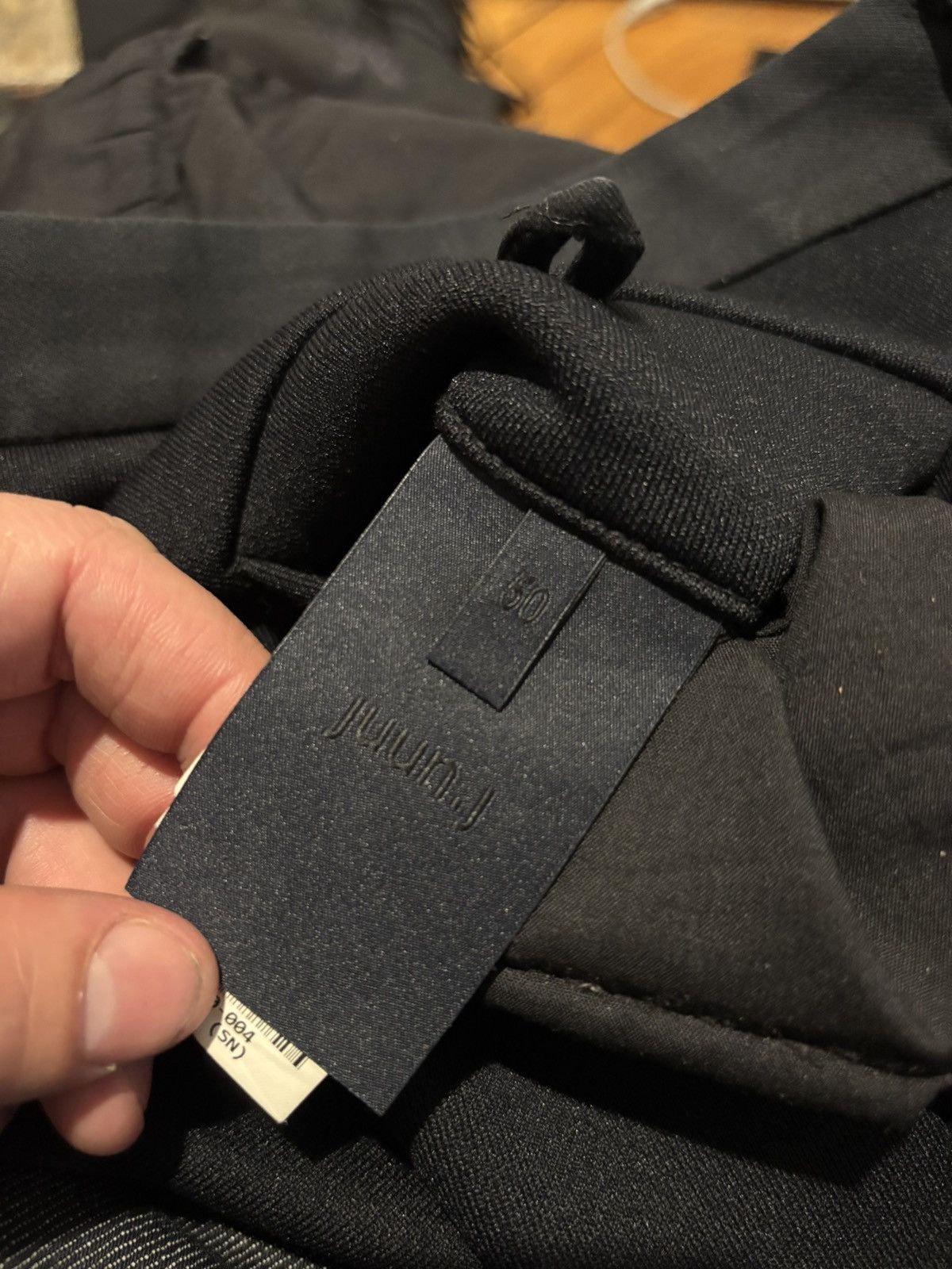 Juun.J Juun.J Black Double Front Zip Trousers Size 50 Size US 34 / EU 50 - 7 Thumbnail