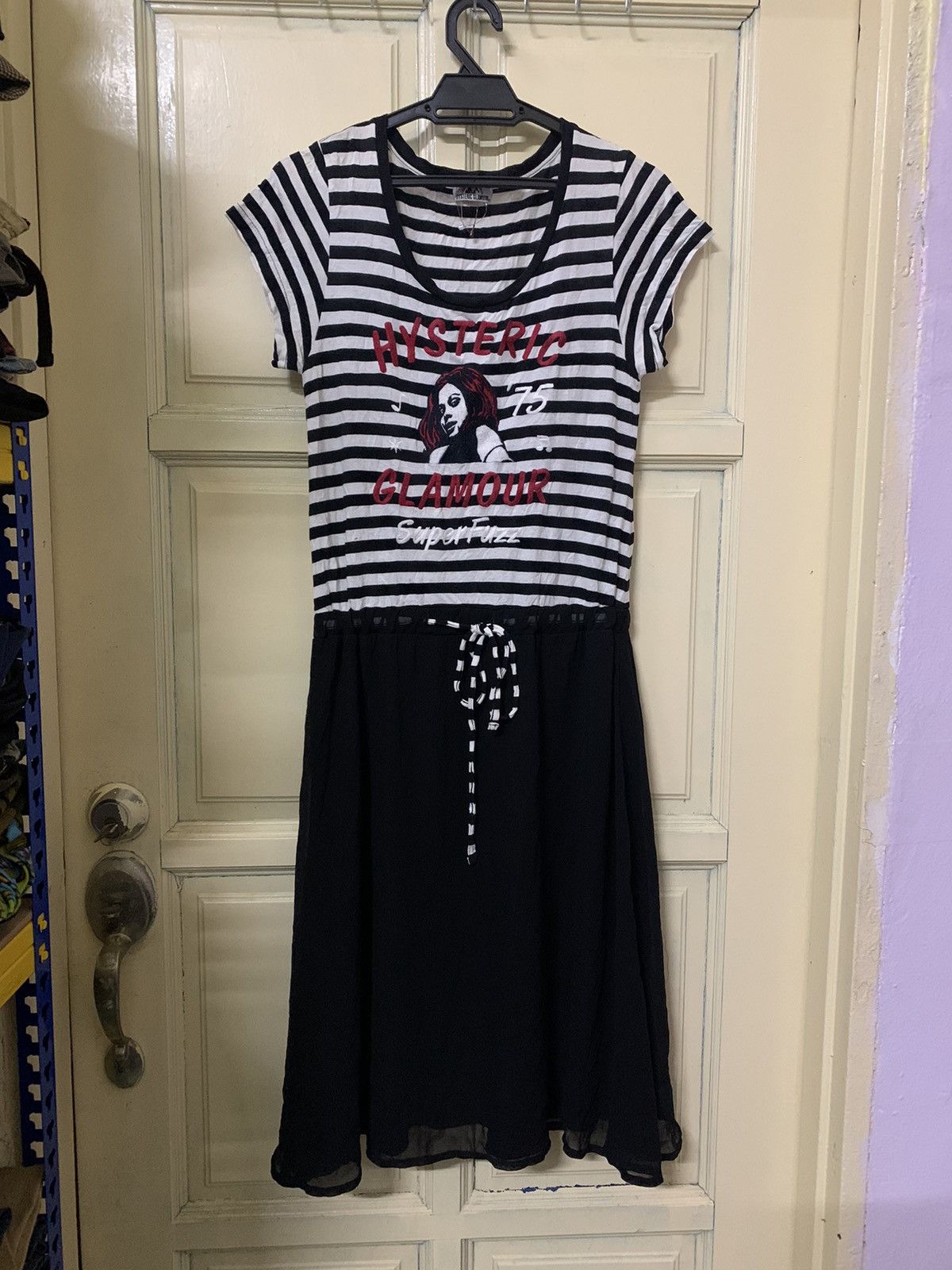 Hysteric Glamour Vtg Hysteric Glamour Dress Stripe Shirt Size S / US 4 / IT 40 - 2 Thumbnail