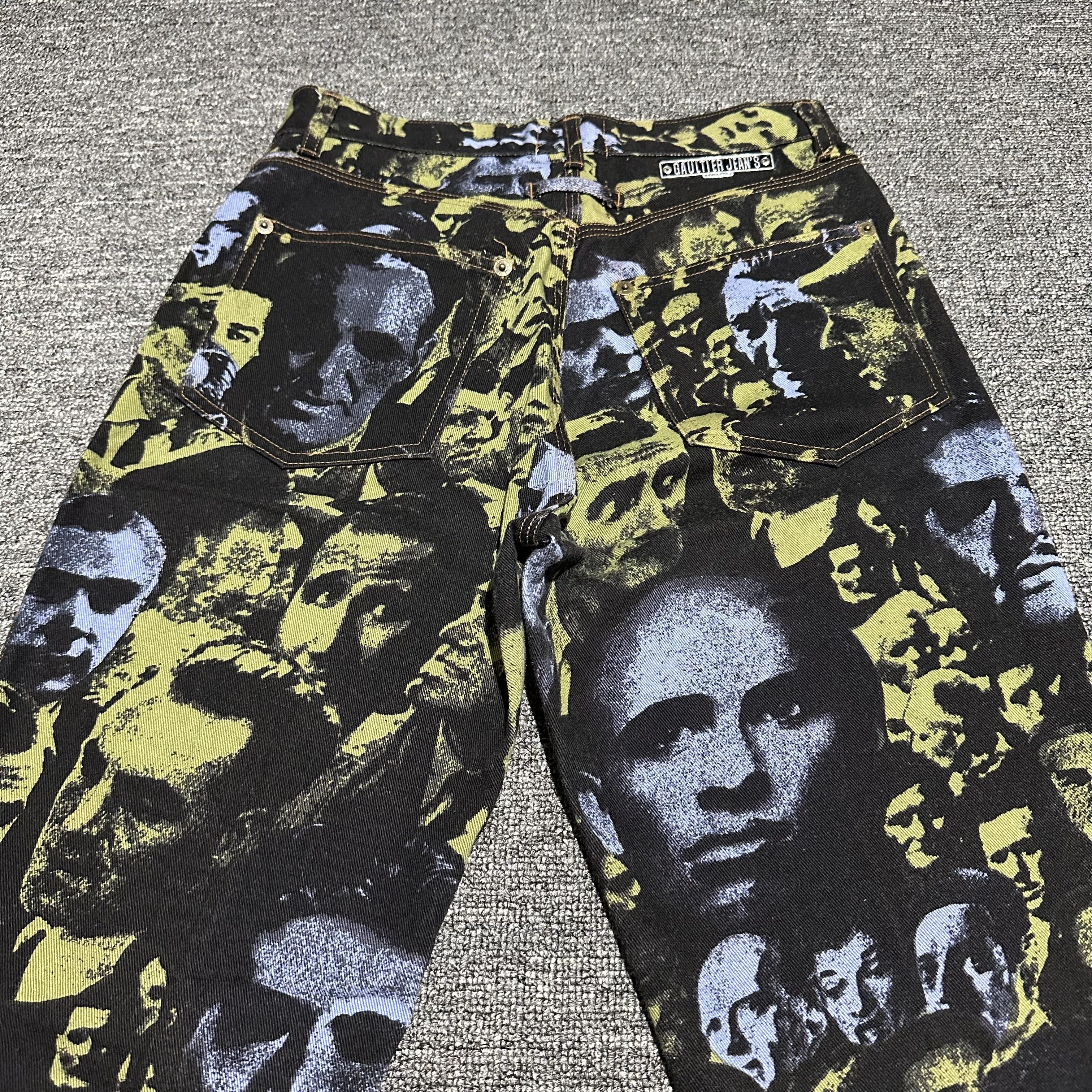 Jean Paul Gaultier Jean Paul Gaultier FW92 Face Jeans denim Pants Size US 30 / EU 46 - 5 Thumbnail