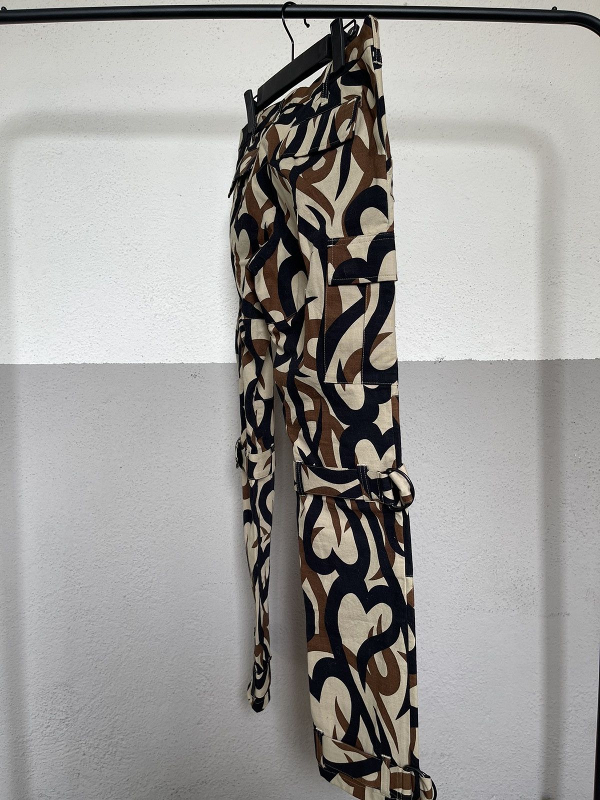 Japanese Brand × Number (N)ine AW04 Number Nine Tribal Heart Camo Bondage Pant AW04/05 Size US 31 - 5 Thumbnail